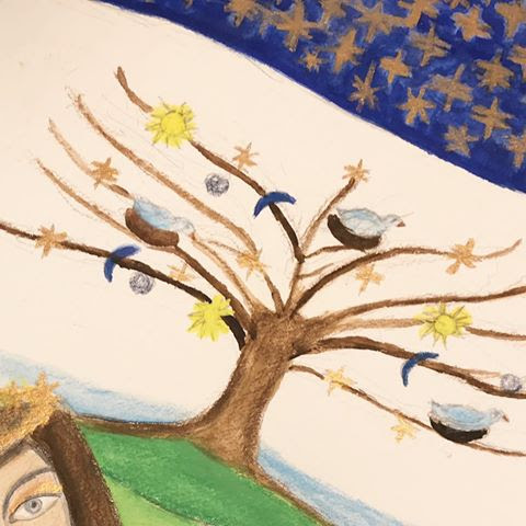Angelique in the Green Planet cover detail -Angelique and the Peace Flag