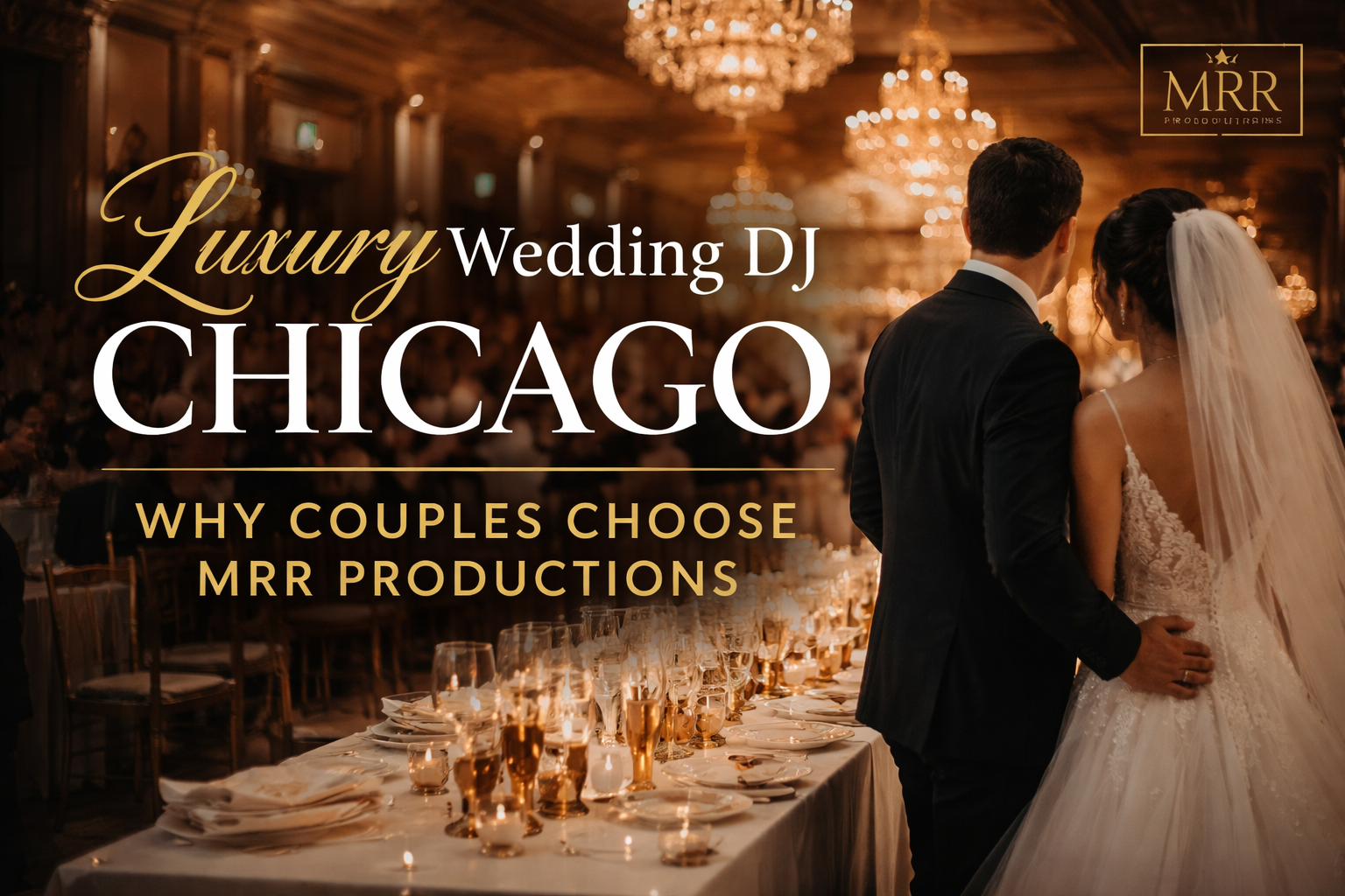 Luxury Wedding DJ Chicago: Why Couples Choose MRR Productions for High-End Weddings