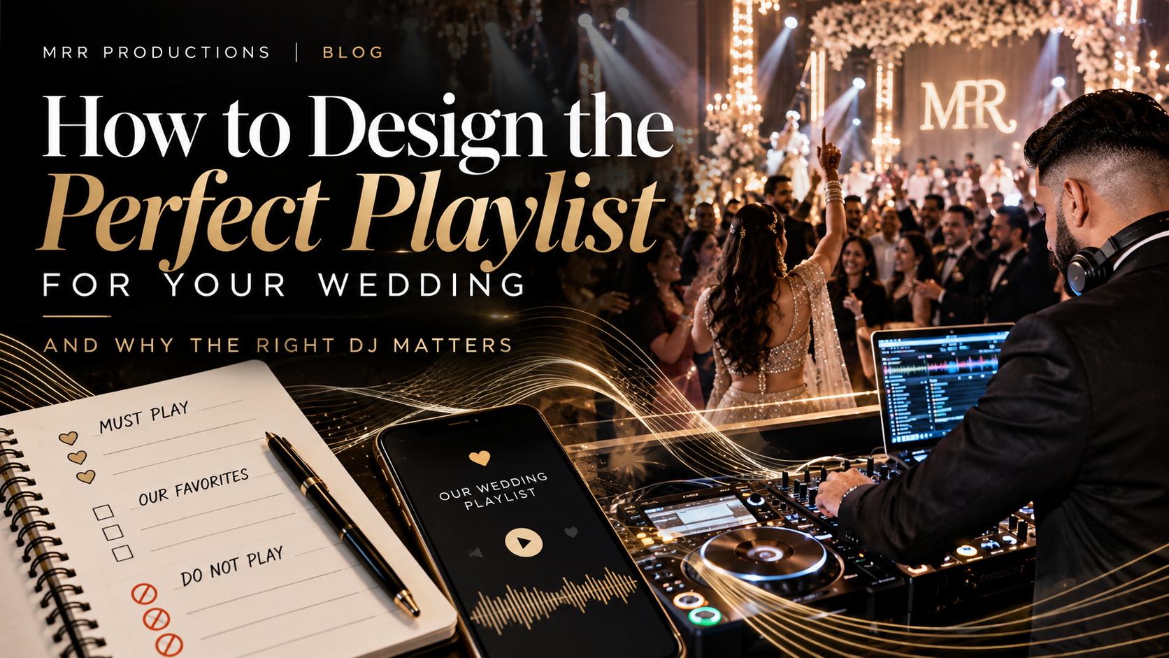 How to Design the Perfect Playlist for Your Wedding — and Why the Right DJ Matters