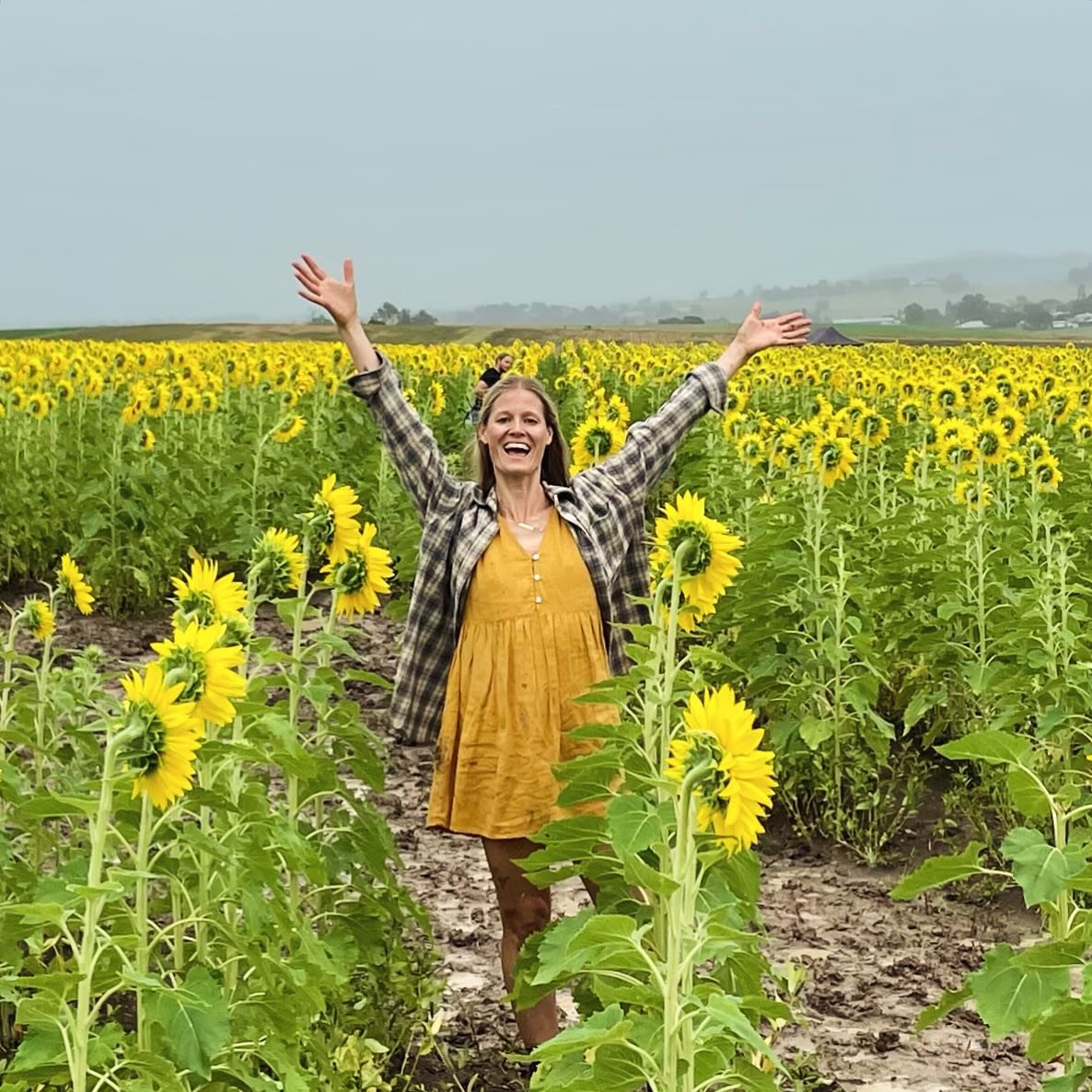 No amount of rain and mud could wipe the smile off our faces when surrounded by so many sunflowers 🌻 

Colina &amp; Chris are away for the week on a family holiday, all classes &amp; services are still running. 
Have a great week!