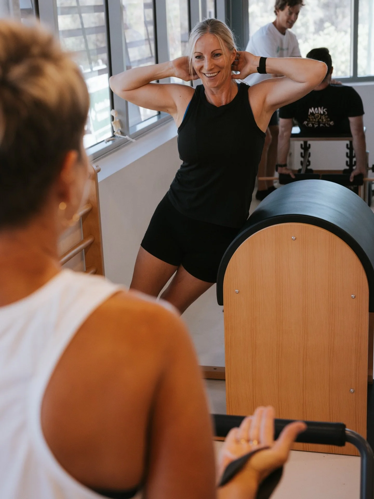 Studio Pilates Circuit ✨

Seen this class on our schedule and curiously wondered what it&rsquo;s all about? This is your chance to move through ALL the Pilates equipment in one powerful, full-body session.
With just 6 people per class, you&rsquo;ll g