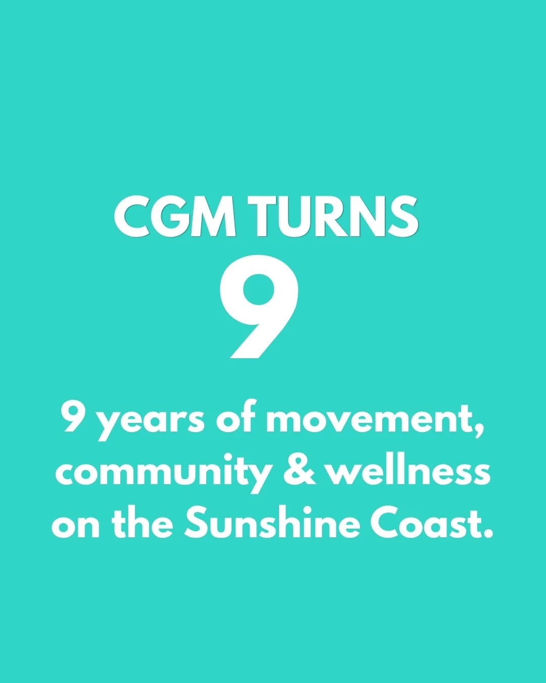 9 YEARS OF CGM 🎉
What started as a dream to create a welcoming space for intelligent movement has grown into the most incredible community!
This month we&rsquo;re celebrating with: ✨ Birthday Bingo in the studio ✨ Community events &amp; special clas