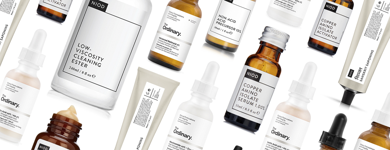 Продукты NIOD и The Ordinary
