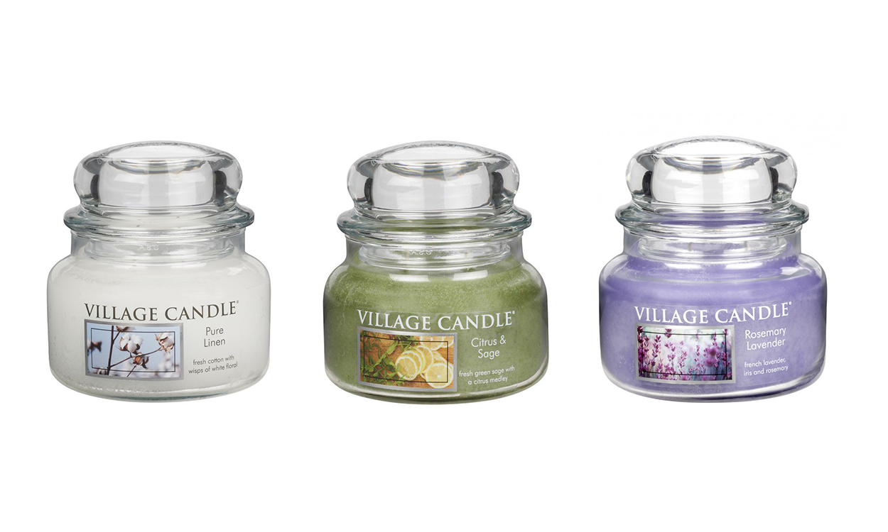 СВЕЧА CITRUS & SAGE , 380 ГРН, СВЕЧА PURE LINEN , 380 ГРН, СВЕЧА ROSEMARY LAVANDER , 380 ГРН, ВСЕ - VILLAGE CANDLE, LADYSHOP.UA
