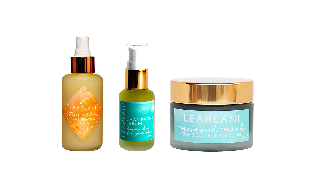 ВОССТАНАВЛИВАЮЩИЙ СПРЕЙ CITRUS & CITRINE, LEAHLANISKINCARE.COM, $32 , CHAMPAGNE SERUM, CULTBEAUTY.CO.UK, 34 ФУНТА , МАСКА С СУПЕРФУДАМИ MERMAID MASK, CULTBEAUTY.CO.UK, 34 ФУНТА.