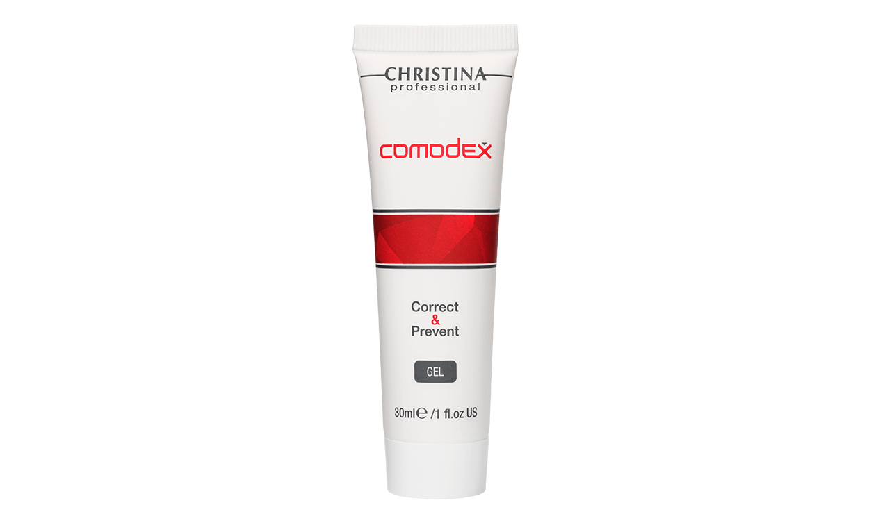 ТОЧЕЧНОЕ СРЕДСТВО ДЛЯ ПОДСУШИВАНИЯ ВЫСЫПАНИЙ CHRISTINA COMODEX СORRECT & PREVENT GEL C ЭКСТРАКТОМ ТОМАТА ОБЛАДАЕТ АНТИБАКТРИАЛЬНЫМ ДЕЙСТВИЕМ И УСПОКАИВАЕТ. CHRISTINACOSMETICS.COM.UA, 690 ГРН