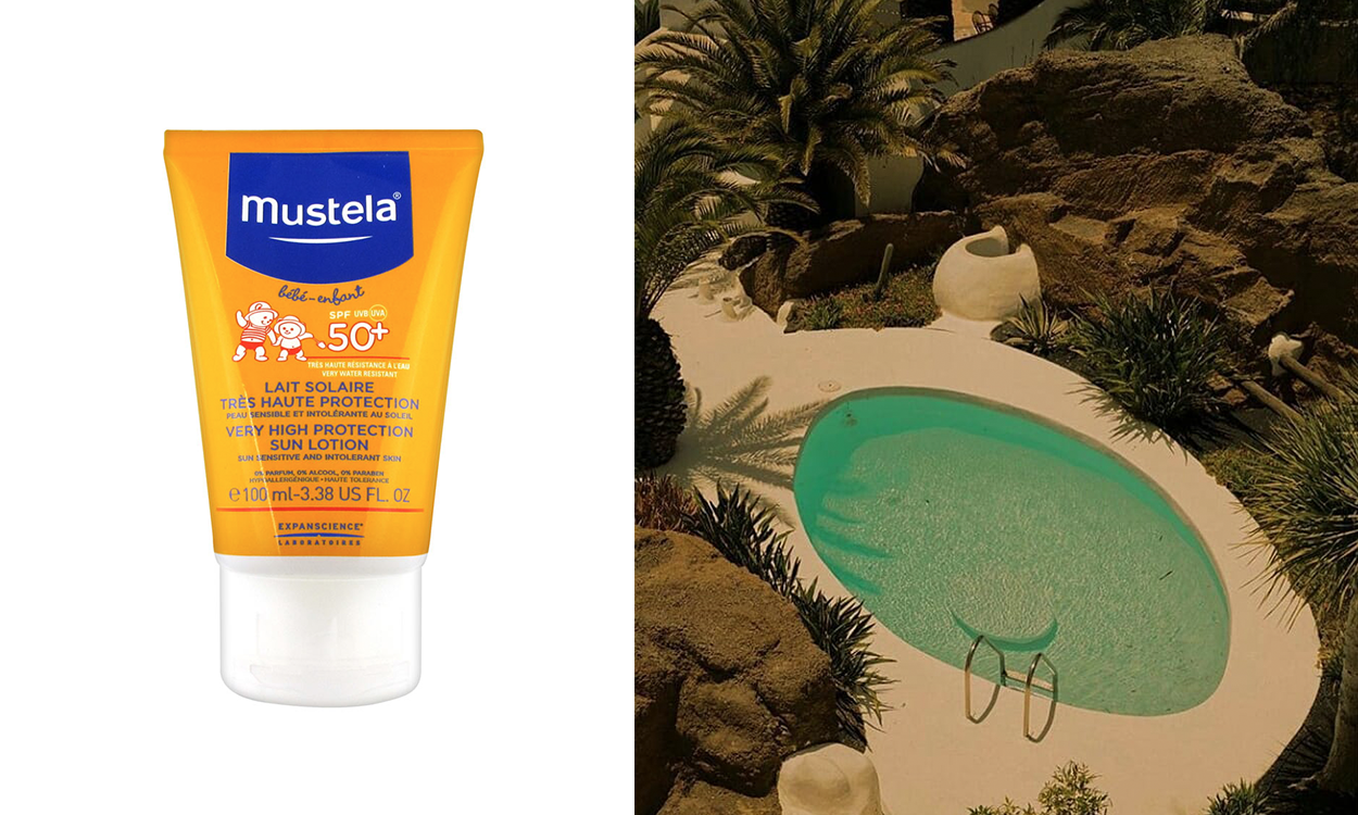ТОП 3 САНСКРИНА ЮЛИИ ГАГАРИНОЙ. 2 - MUSTELA BEBE SOLAIRE LAIT SPF50+ PEAUX SENSIBLES (€ 16). DIETHYLAMINO HYDROXYBENZOYL HEXYL BENZOATE ETHYLHEXYL TRIAZONE (UVINUL® A PLUS), PHENYLBENZIMIDAZOLE SULFONIC ACID, TITANIUM DIOXIDE, BIS-ETHYLHEXYLOXYPHENOL METHOXYPHENYL TRIAZINE (TINOSORB® S)