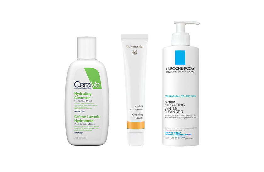 CERAVE HYDRATING CLEANSER – МЯГКОЕ СРЕДСТВО С КРЕМОВО-ГЕЛЕВОЙ ТЕКСТУРОЙ, КОТОРОЕ НЕ ОБРАЗУЕТ ПЕНЫ, НО ОЧИЩАЕТ ОТЛИЧНО И НЕ ОСТАВЛЯЕТ ПЛЕНКИ НА ЛИЦЕ. IHERB.COM, ОТ $4,77 (КУПИТЬ СО СКИДКОЙ 5% МОЖНО С КОДОМ PVC837 ). КРЕМ ДЛЯ УМЫВАНИЯ DR HAUSCHKA ПЛОТНЫЙ И МАСЛЯНИСТЫЙ, ПРОСТО СМЫТЬ ЕГО ВОДОЙ НЕ ПОЛУЧИТСЯ, ПОТОМУ ЛУЧШЕ ИСПОЛЬЗОВАТЬ ПОЛОТЕНЦЕ ИЛИ МУСЛИНОВУЮ САЛФЕТКУ. LA ROCHE-POSAY HYDRATING CLEANSER ОЧЕНЬ ПОХОЖ НА КЛИНЗЕР CERAVE, ТОЛЬКО ЕГО ЛЕГЧЕ ДОСТАТЬ – ЕСТЬ В ЛЮБОЙ АПТЕКЕ.