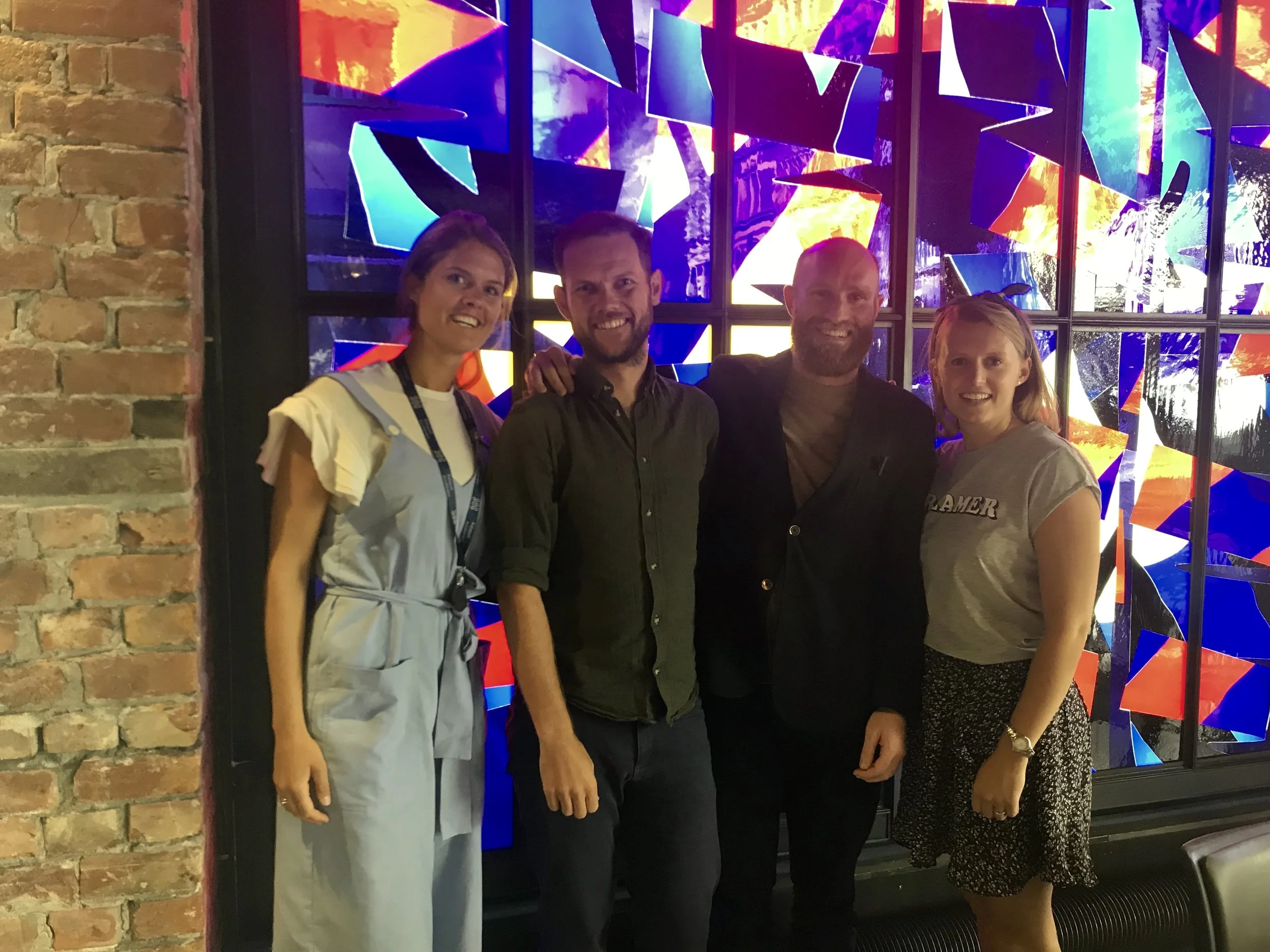 From L-R: Maren Hjorth Bauer (Katapult Ocean), Sean Van Steel (CoreMarine), Ben Fitzgerald (CoreMarine), Rikke Jørgensen (Katapult Ocean)