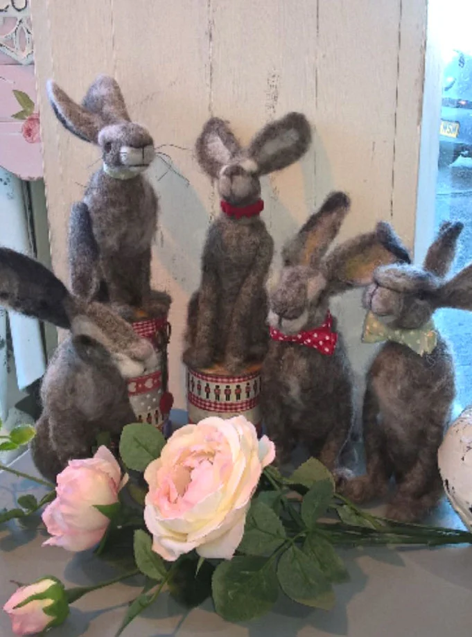 Needle Felting (Hares)