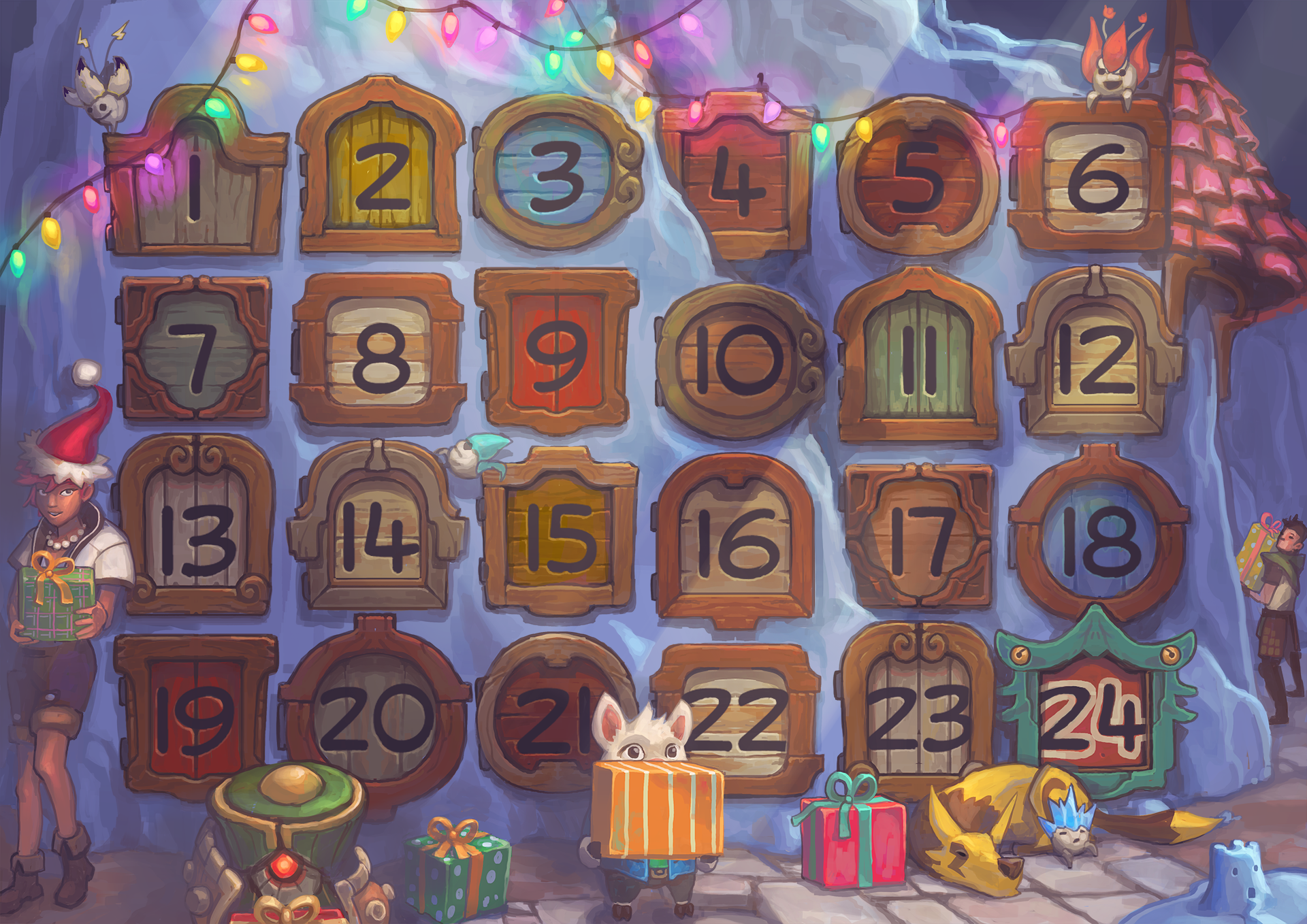 Snowcastle and Friends Advent Calendar