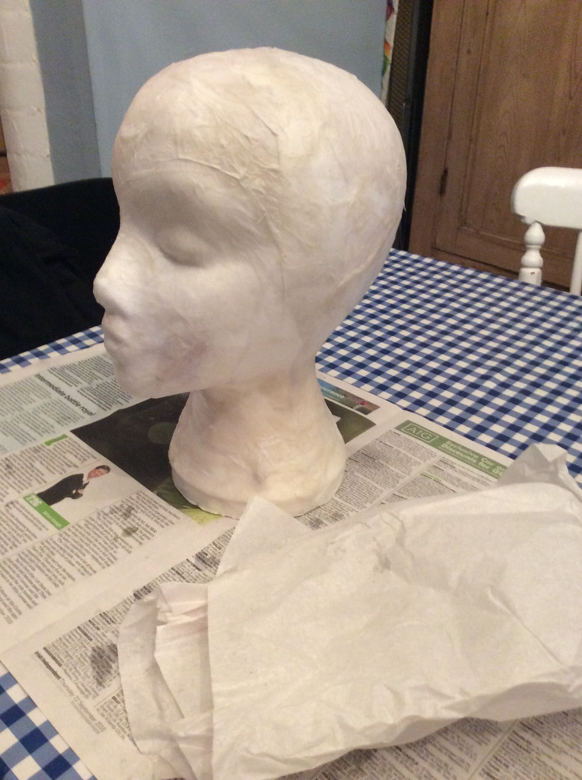 Layer upon layer was carefully applied with a drying time of 12 hours between layers