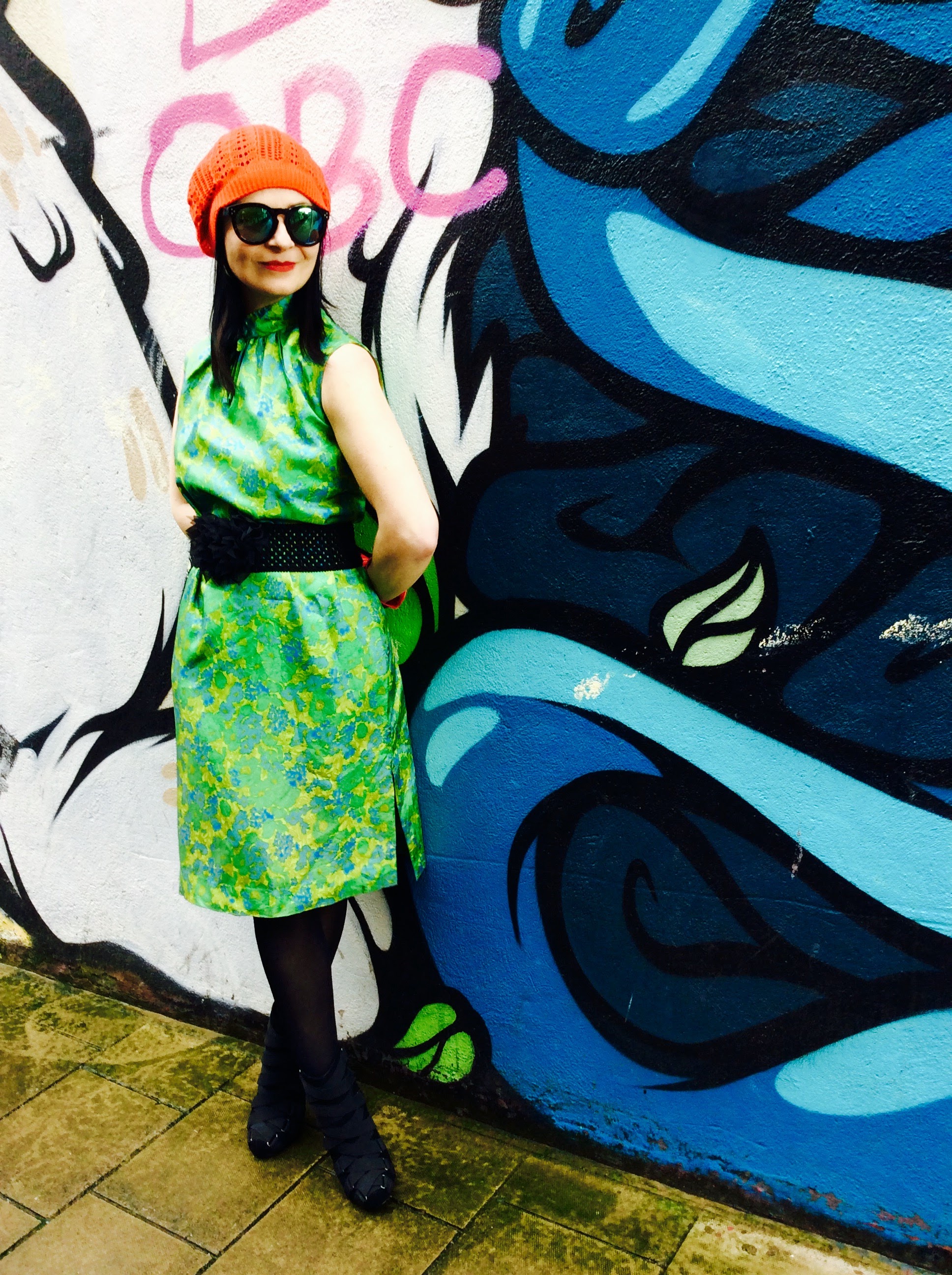 !960's Vintage Dress sourced in Oxfam .