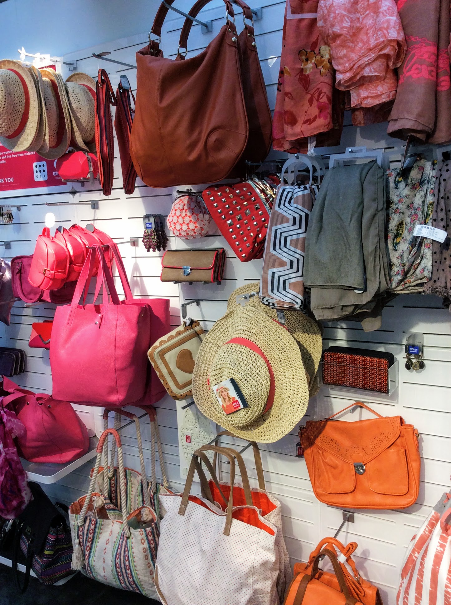 Colour co-ordinated tempting hues of mouth watering shades adorn the walls of SIX4GOOD!