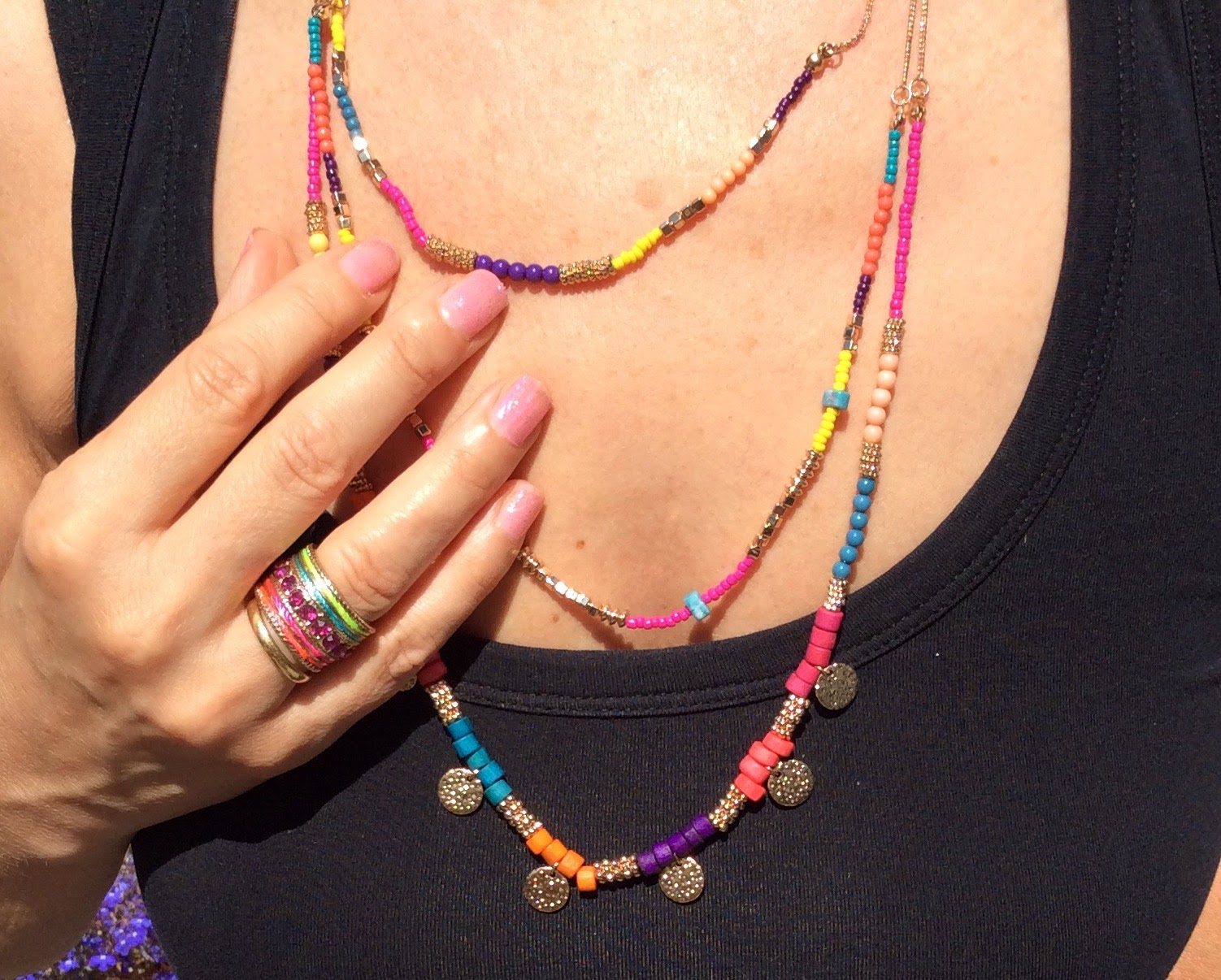 My chosen jewellery items from the launch night at SIX4GOOD.