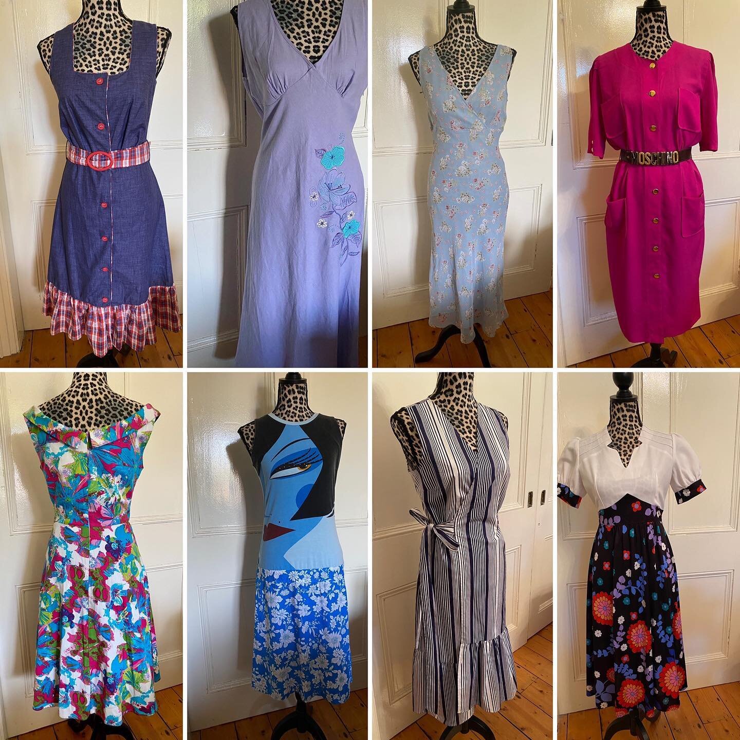 All on Sale&hearts;️💙🖤💚🤎💜💛 !&hellip;Summer Dress Sale  these can be worn with clever layering right into Autumn too. &euro;20 plus postage. 
DM me for info on any of these beauts. 
I&rsquo;ll be putting them up individually later on the grid. ?