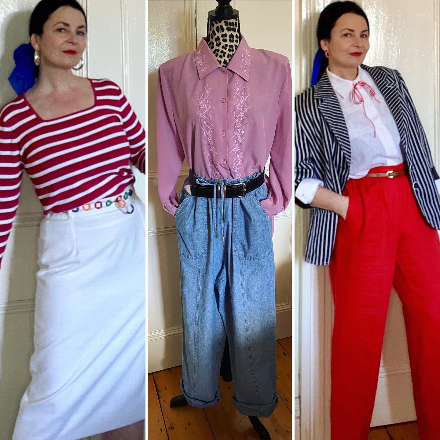 &hearts;️💙🤍&hellip;A selection of Vintage 90s Boutique Pieces available to buy @violinkitvintage and the website. Link in the Bio!&hearts;️💙🤍