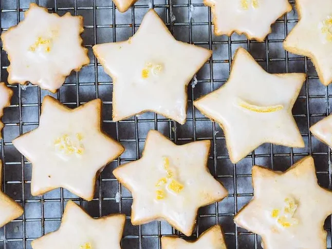 Candied Lemon Cardamon Cookies