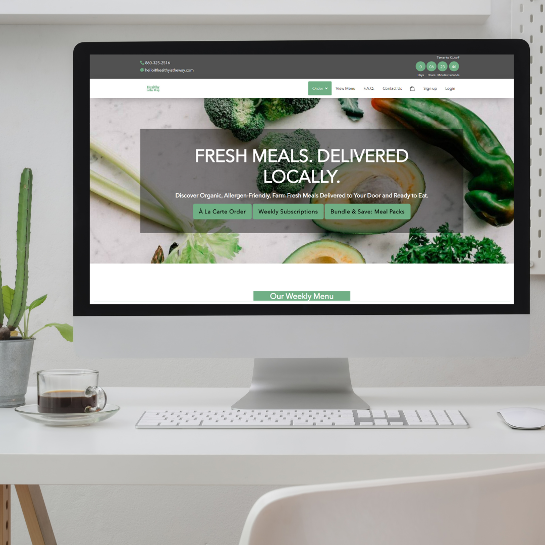 The Small Business Collective - Client Work - Healthy is the Way Website.png
