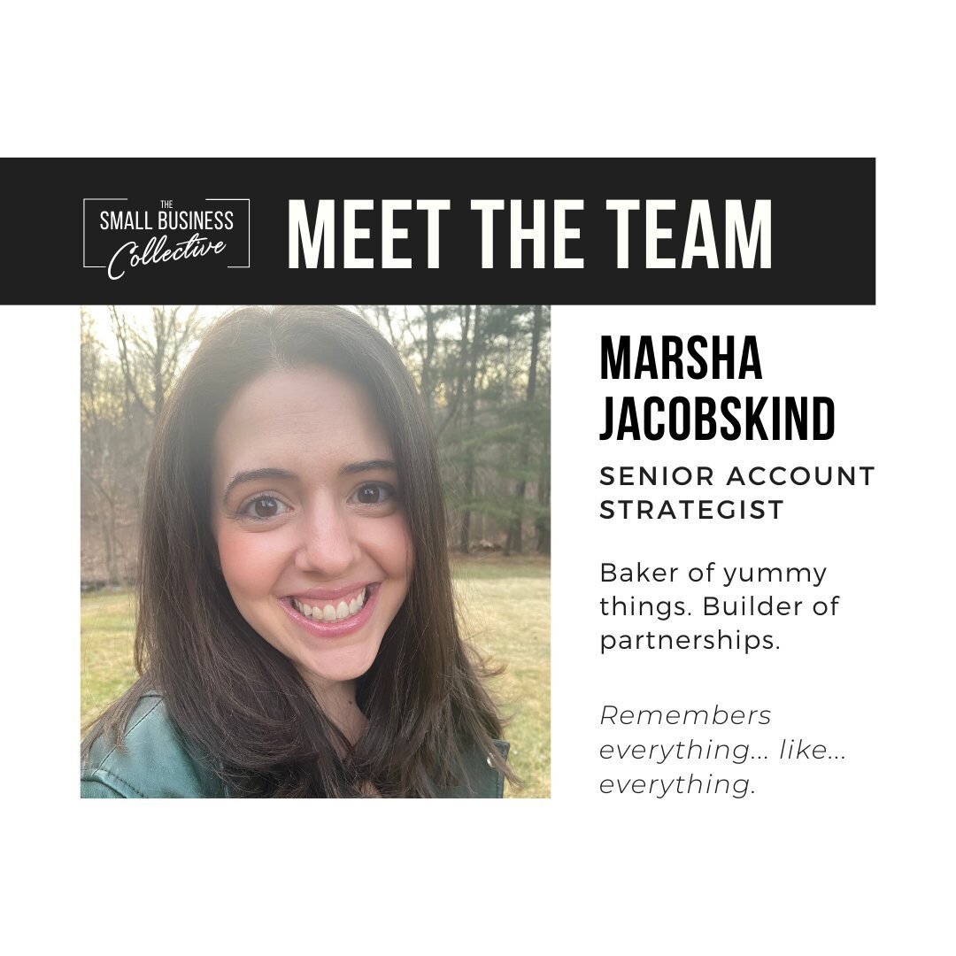 MEET THE TEAM  Wanted One of the newest members of our team is Marsha Jacobskind - our Senior Account Strategist. Marsha also hails from New Jersey (we have a theme here) and honed her mad skills in ecomm and partnerships working for companies such a