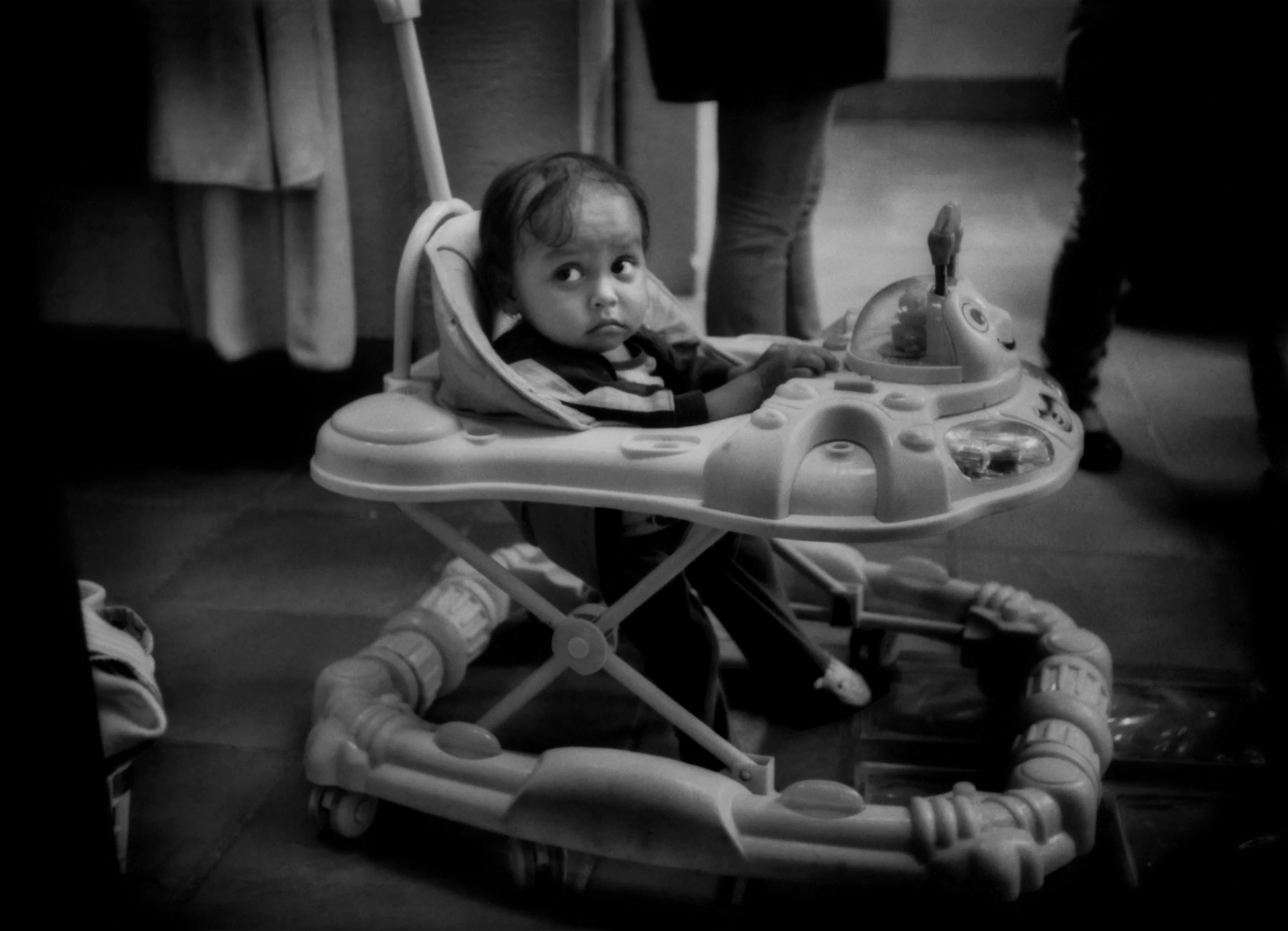 A severely malnourished indigenous child, whose lost much of his hair to malnutrition, is nursed back to health at the health clinic at Nuestra Ahijados Assoc. in Antigua. 2014 The first 1,000 days of development, from the moment of conception, are a make or break time, researchers say, for physical and intellectual development. The nutritional deficit during this phase of development cannot be made up for later in life even if the child eats well later in life. 