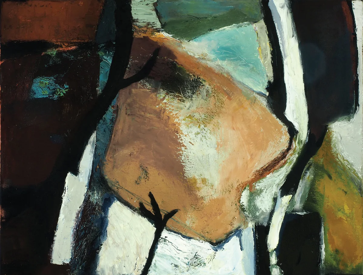 Winter on the Mountain Oil on canvas, 46cm x 60cm, 2016 (Sold)