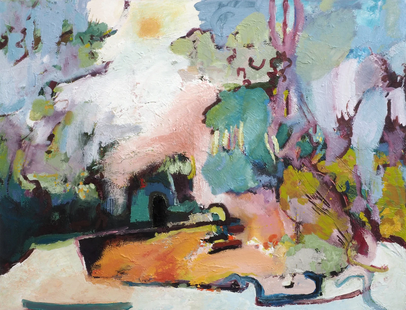 Secret Garden , oil on canvas, 60cm x 80cm (Sold)