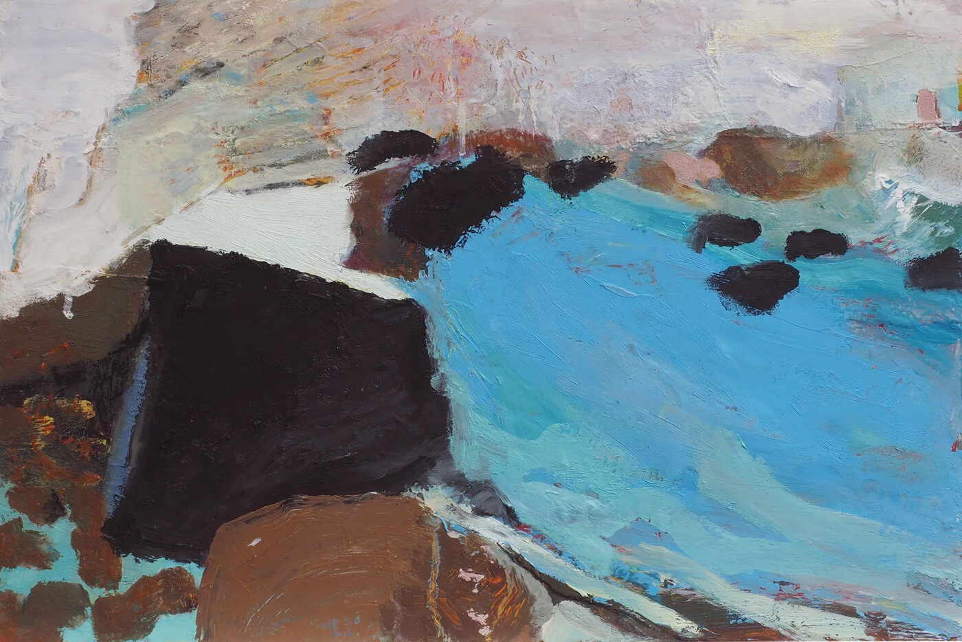 Derrycreigh, Oil on board, 2020, 30 x 45 cm (Sold)