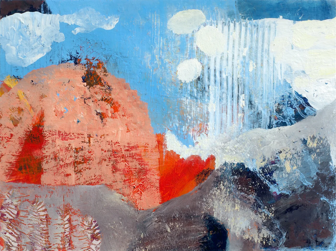 Clochán, Oil on board, 30 x 40 cm, 2021