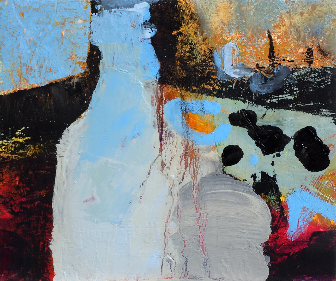 Fragile Island 11, Oil on board, 25 x 30 cm, 2021