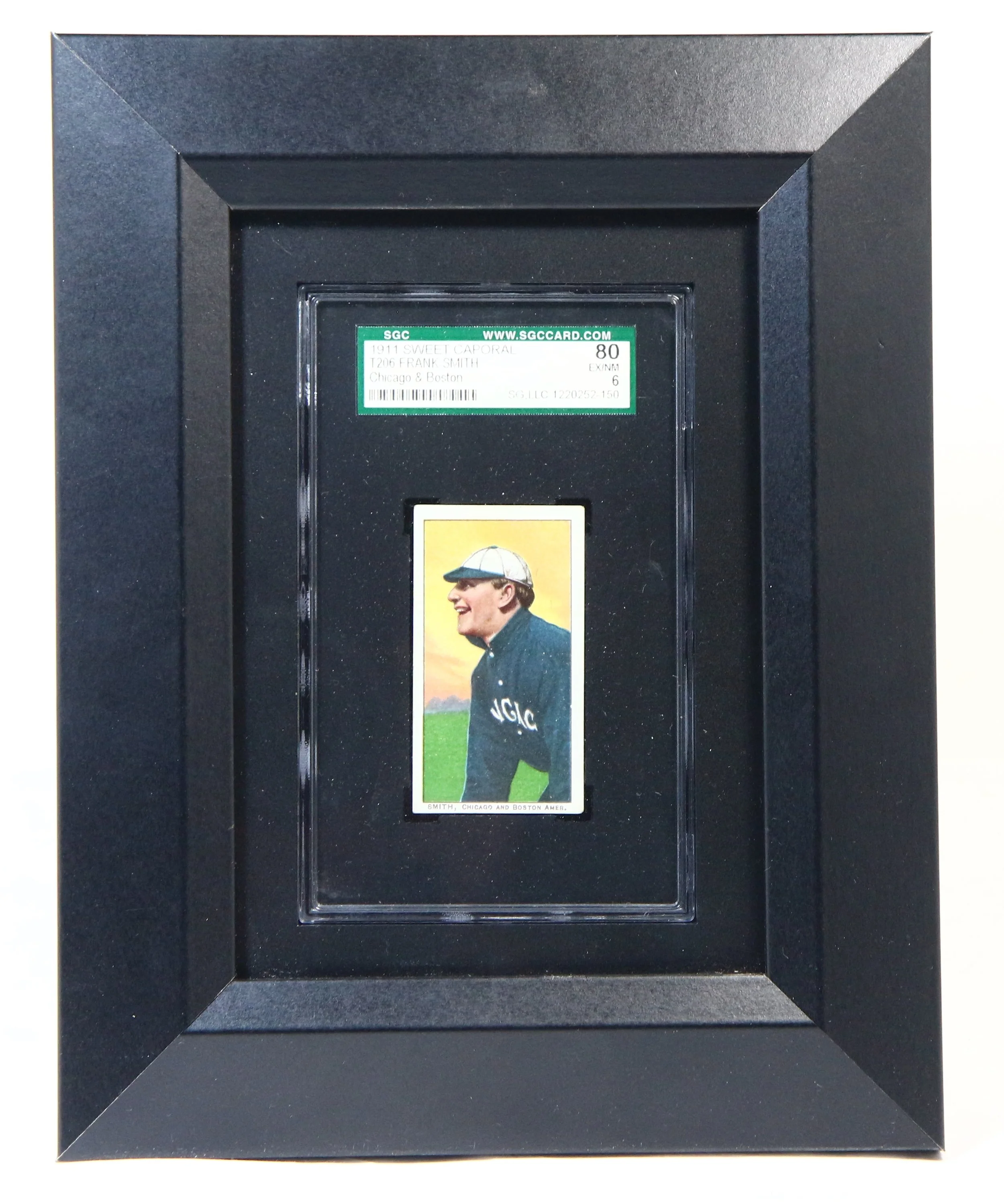 T206 Frank Smith (Chicago and Boston) Sweet Caporal Factory 42 SGC 80 EX/NM