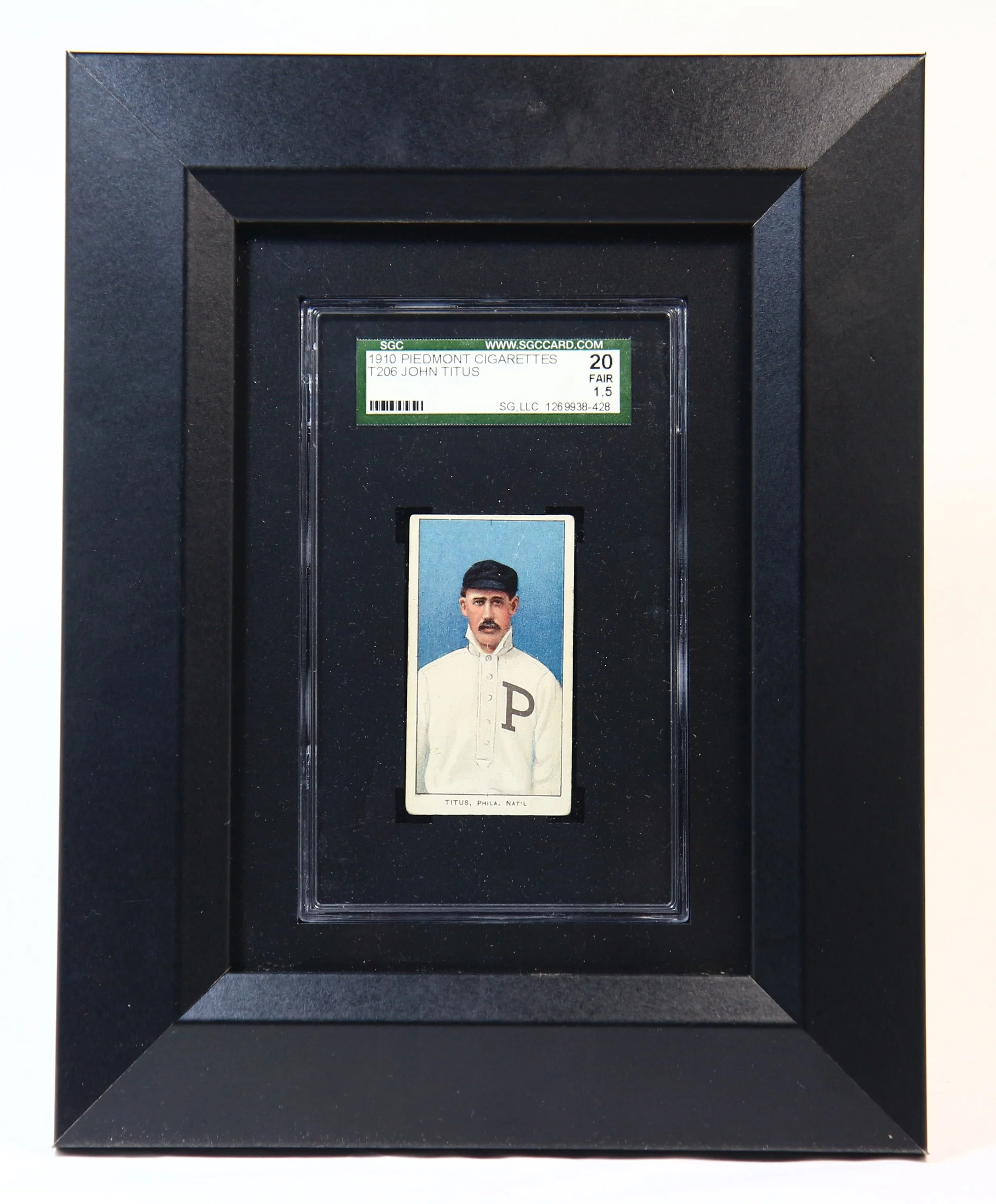 T206 John Titus Piedmont SGC 20 Fair