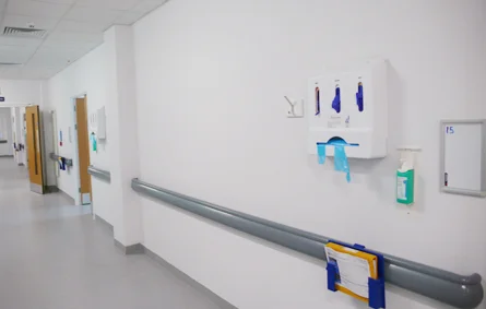 The Burns Centre before installation of artwork
