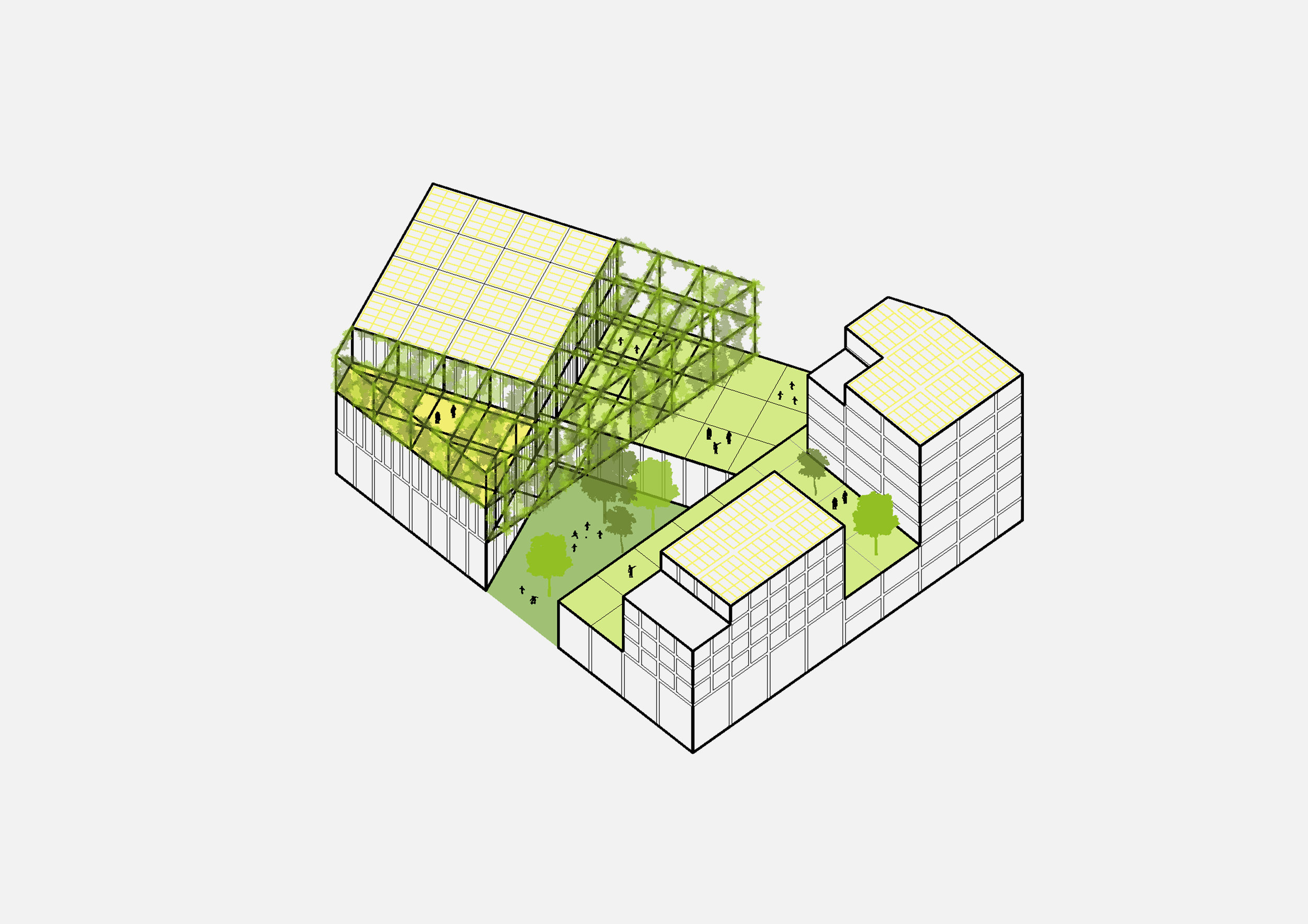  Nature inclusivity in a 3D elevation concept 