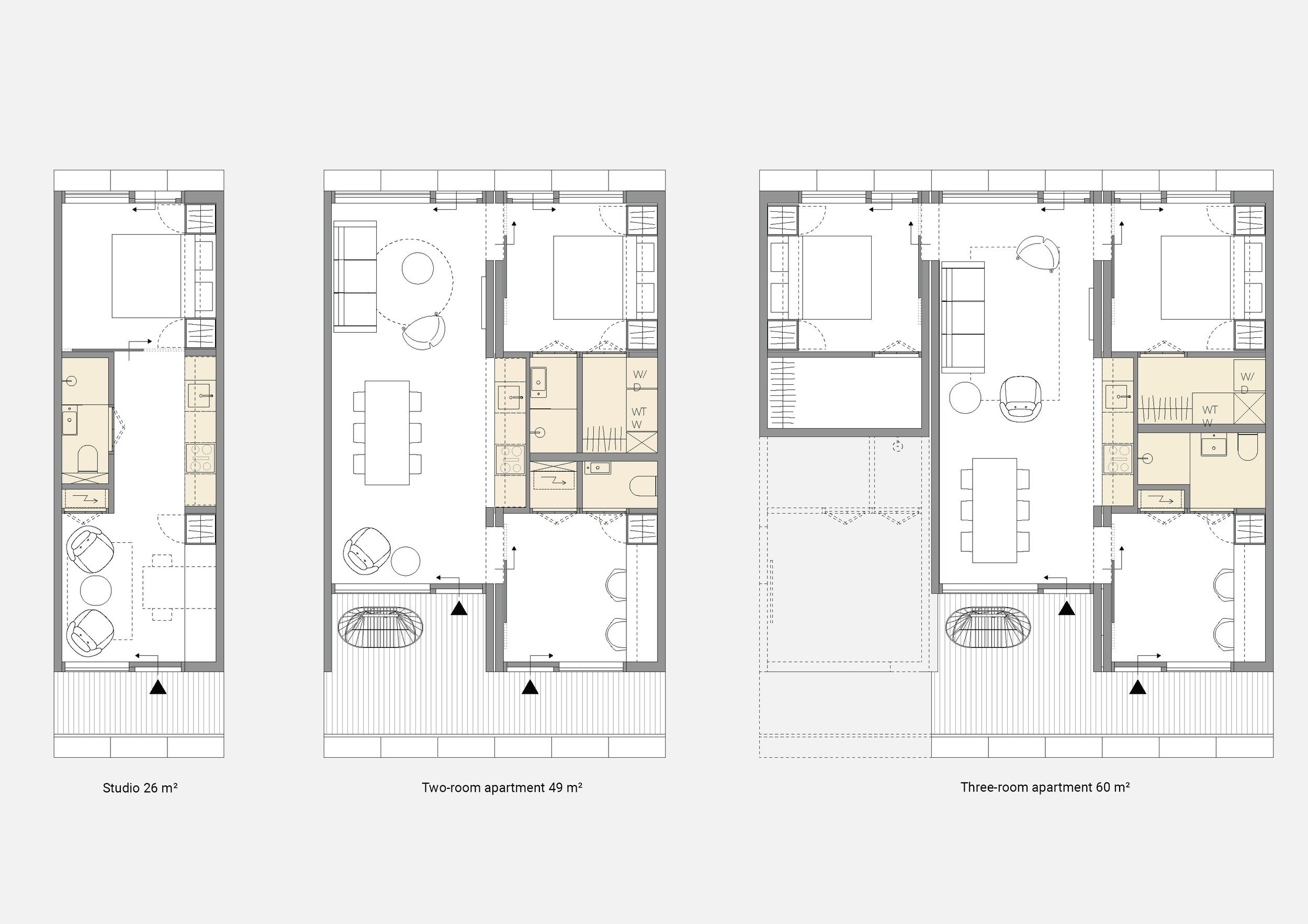 220608 BHUA optopper plattegrond 2kamers_greycolor.jpg