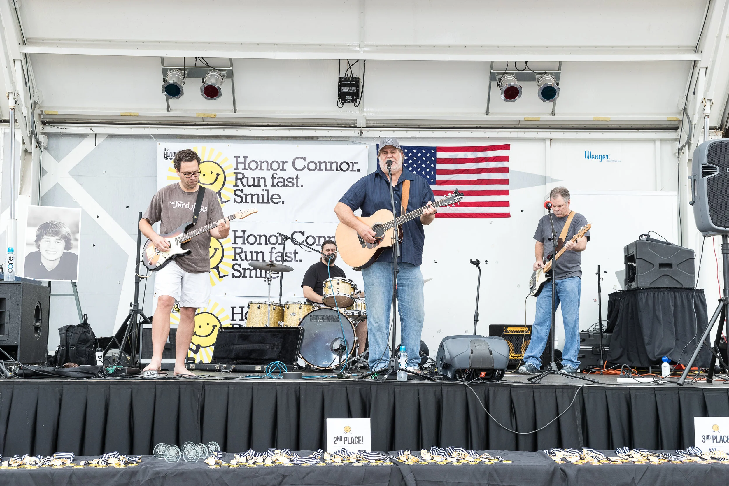 George Dunham & The Bird Dogs perform live at the 5th Annual Honor Connor 5k & Smile Mile.