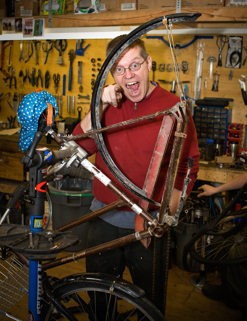 Derek Chadbourne.  Owner, The Bike Joint