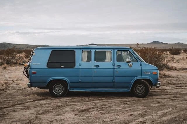 Met up with @frenchyinavan and her van was definitely cooler than my Tesla.