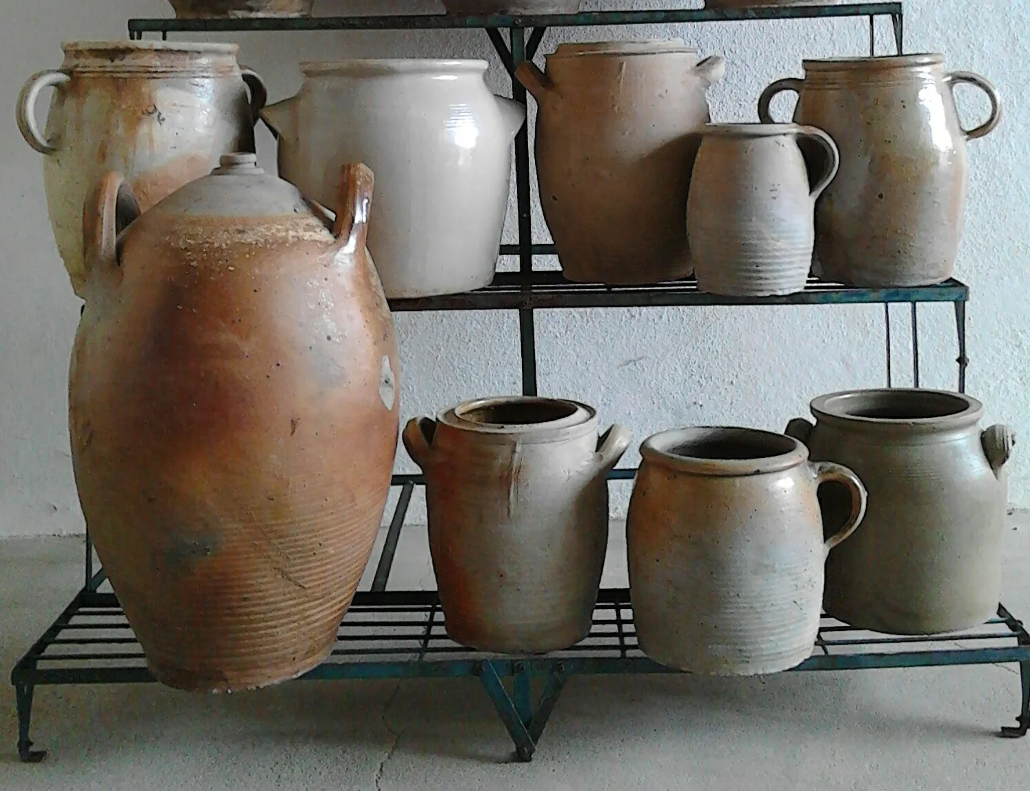Vintage French Oil Pots