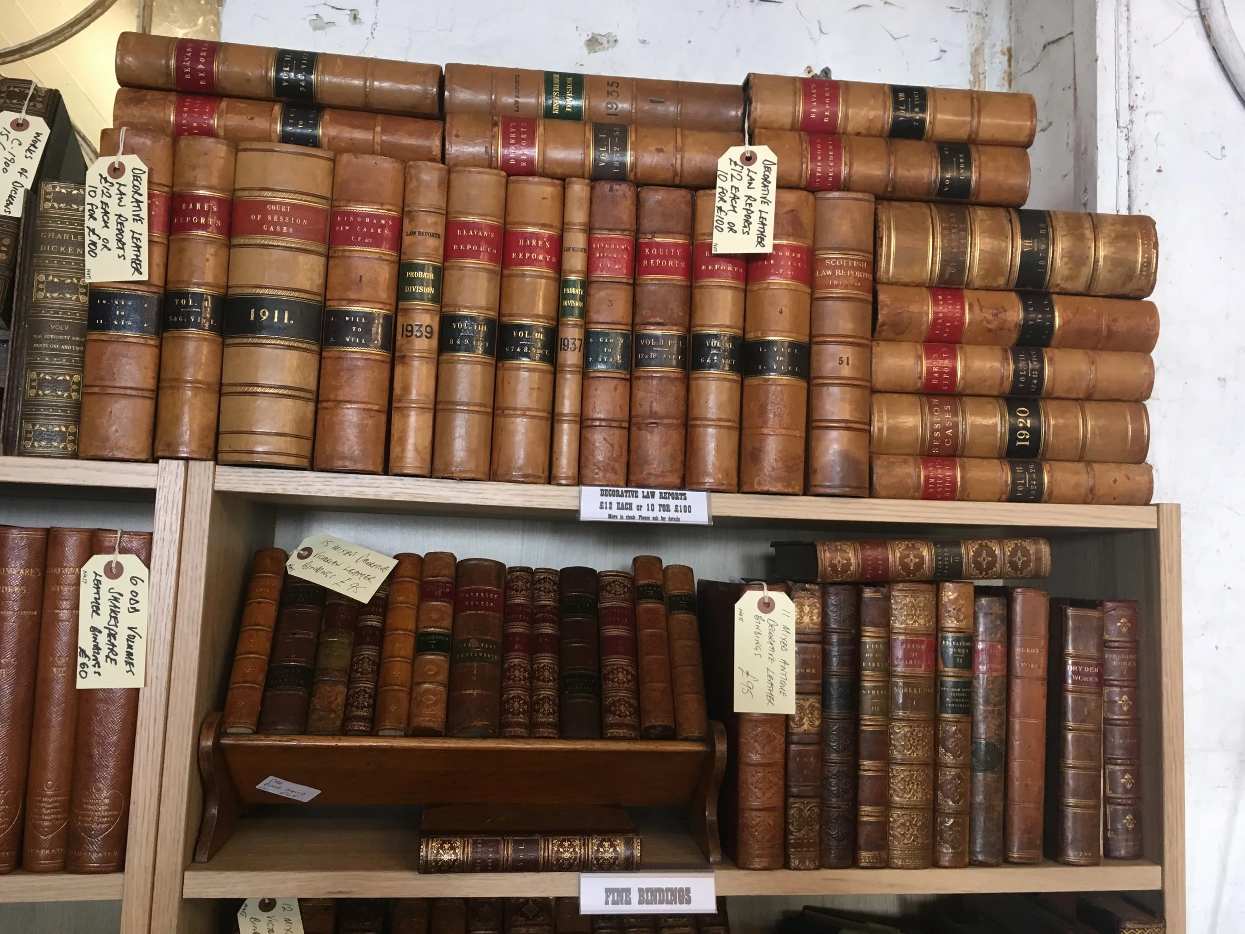 leather bound books