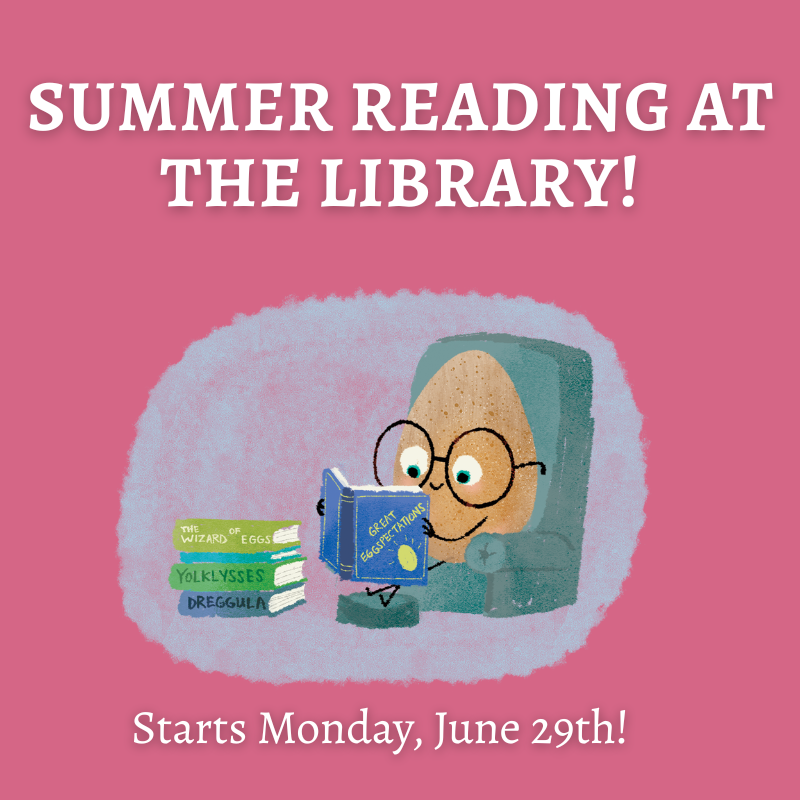 Plant a Seed...Read! Summer Reading at the Library Starts Soon!
