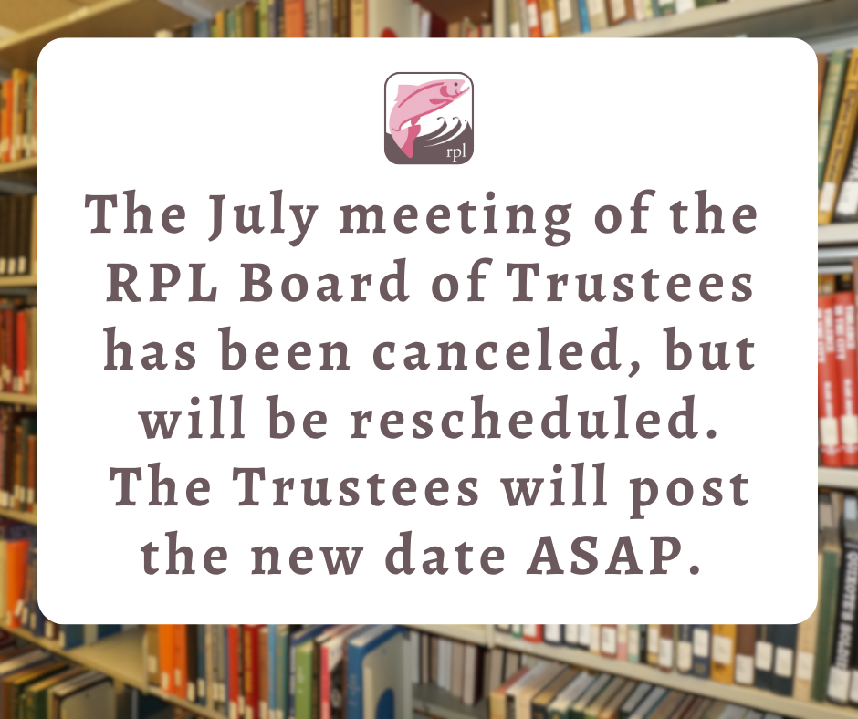RPL Trustees July Meeting 
