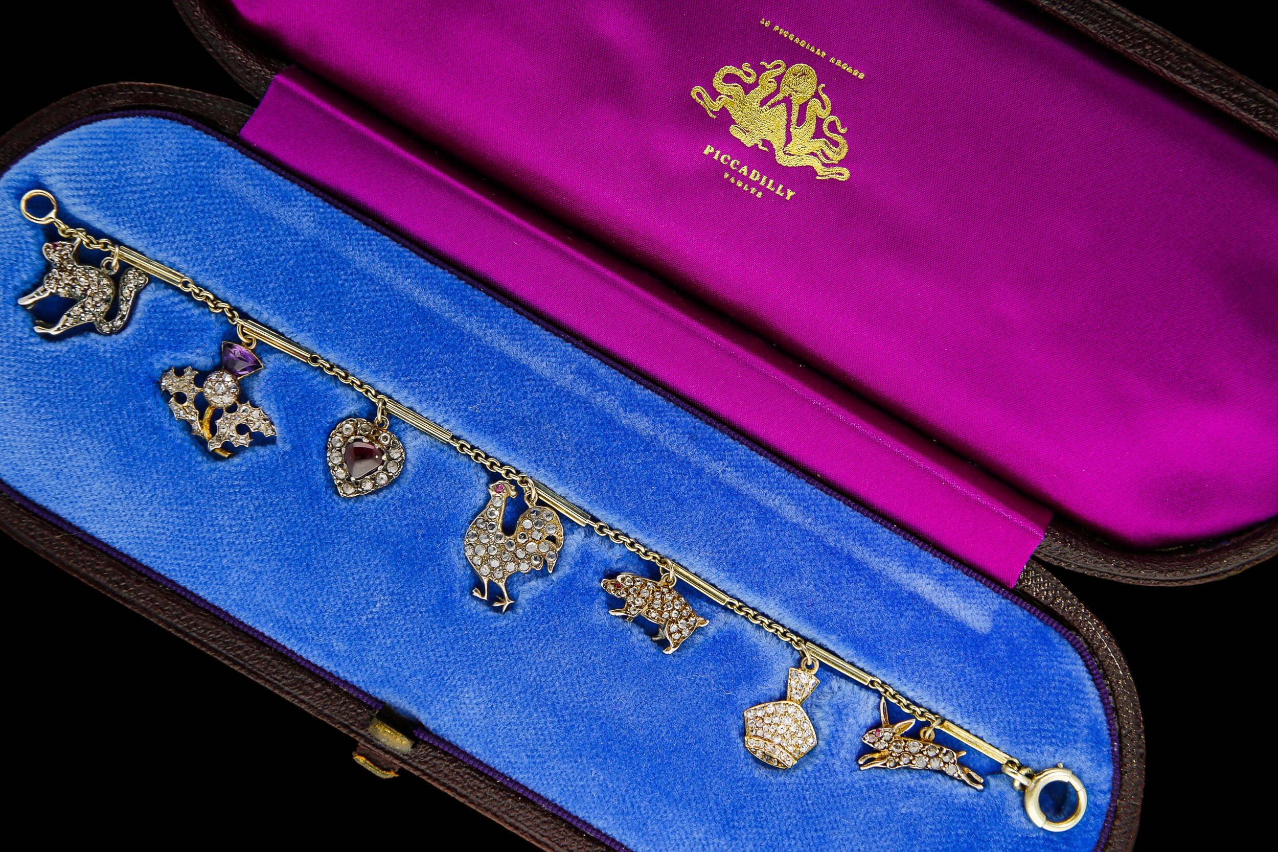 A delightful Victorian charm bracelet | £7850