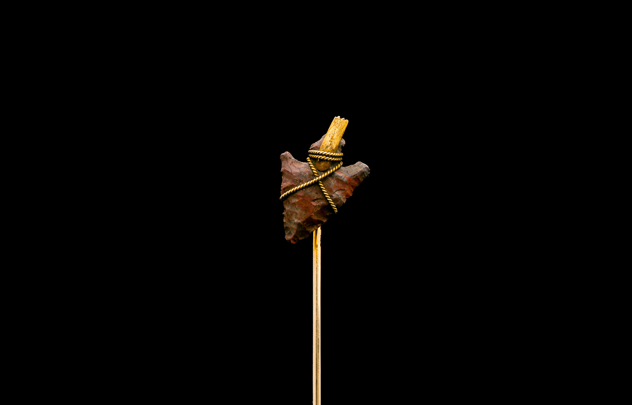 A Shreve & Co chert arrowhead tie pin | £2150