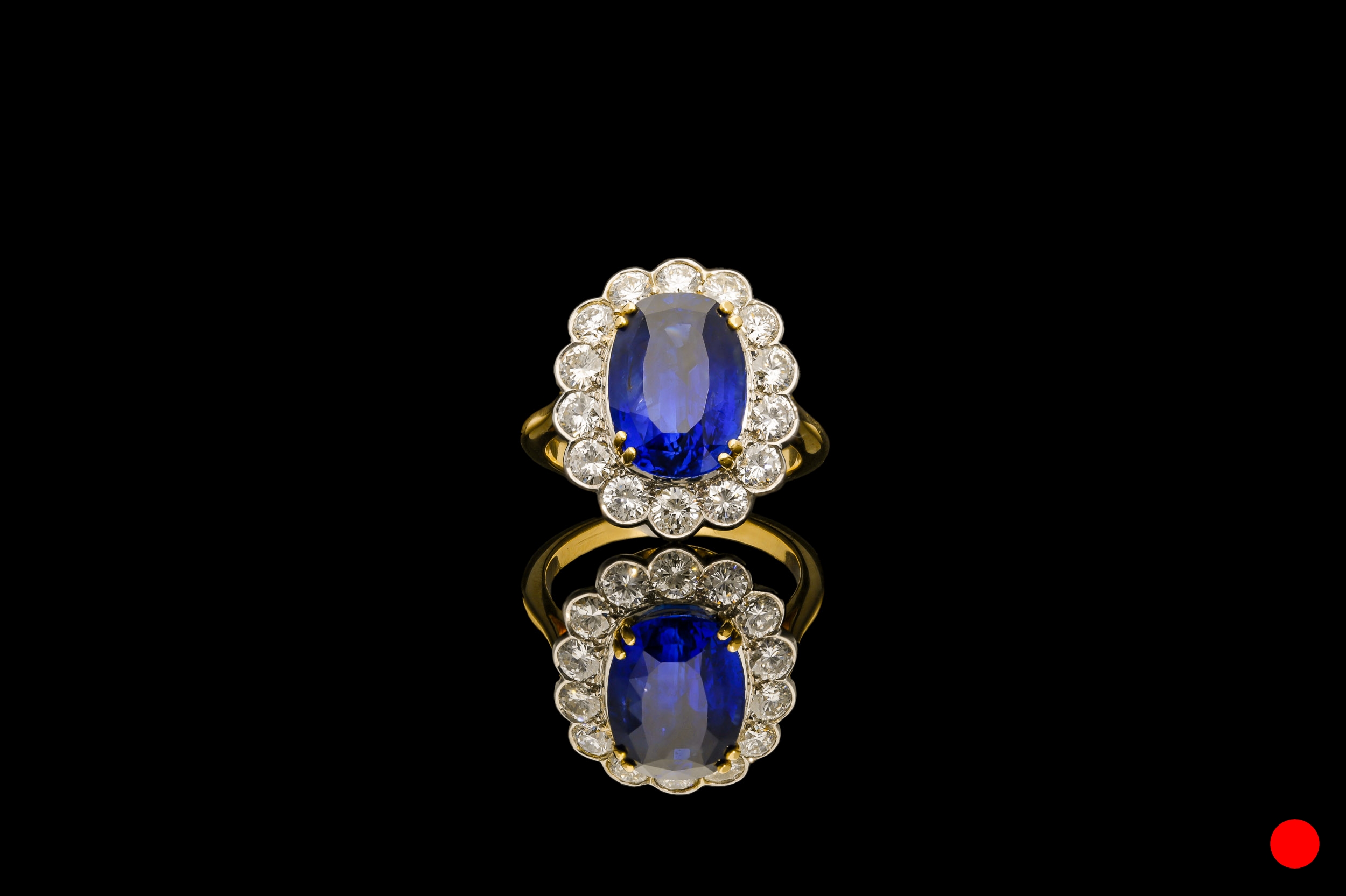 A Burmese sapphire and diamond ring | £47500
