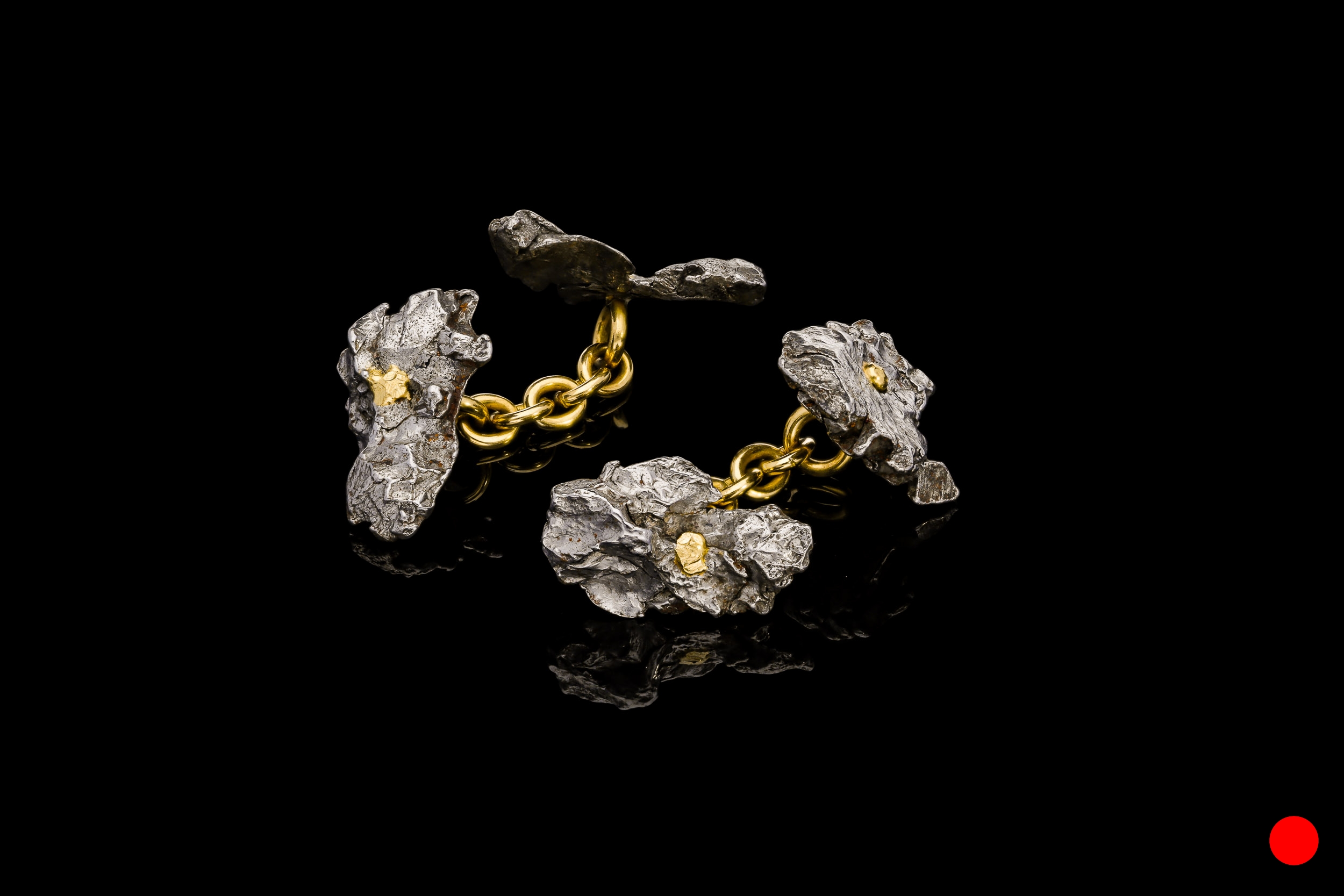 A pair of Siberian meteorite cufflinks | £1580