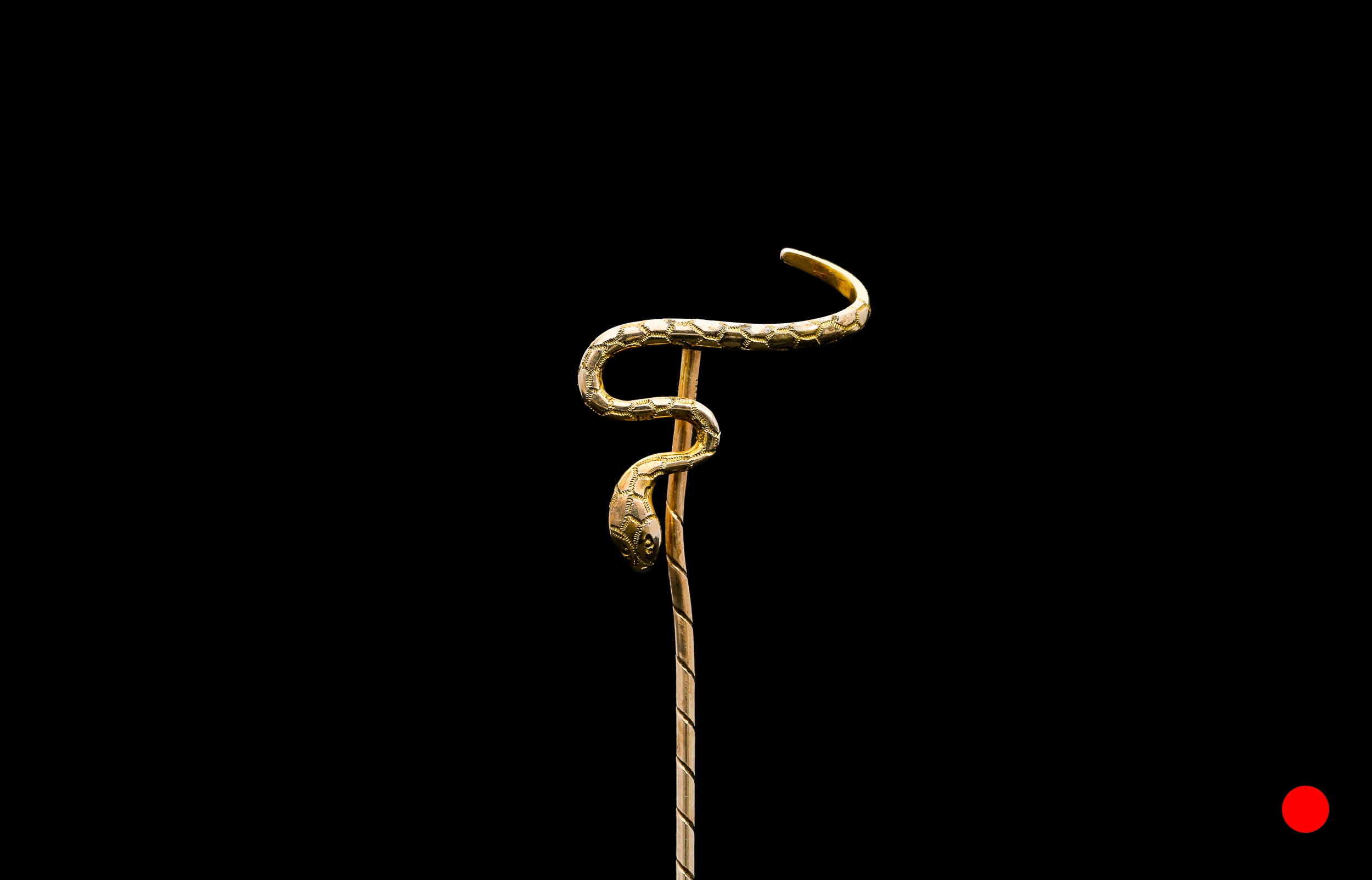 A Victorian snake stick pin | £650