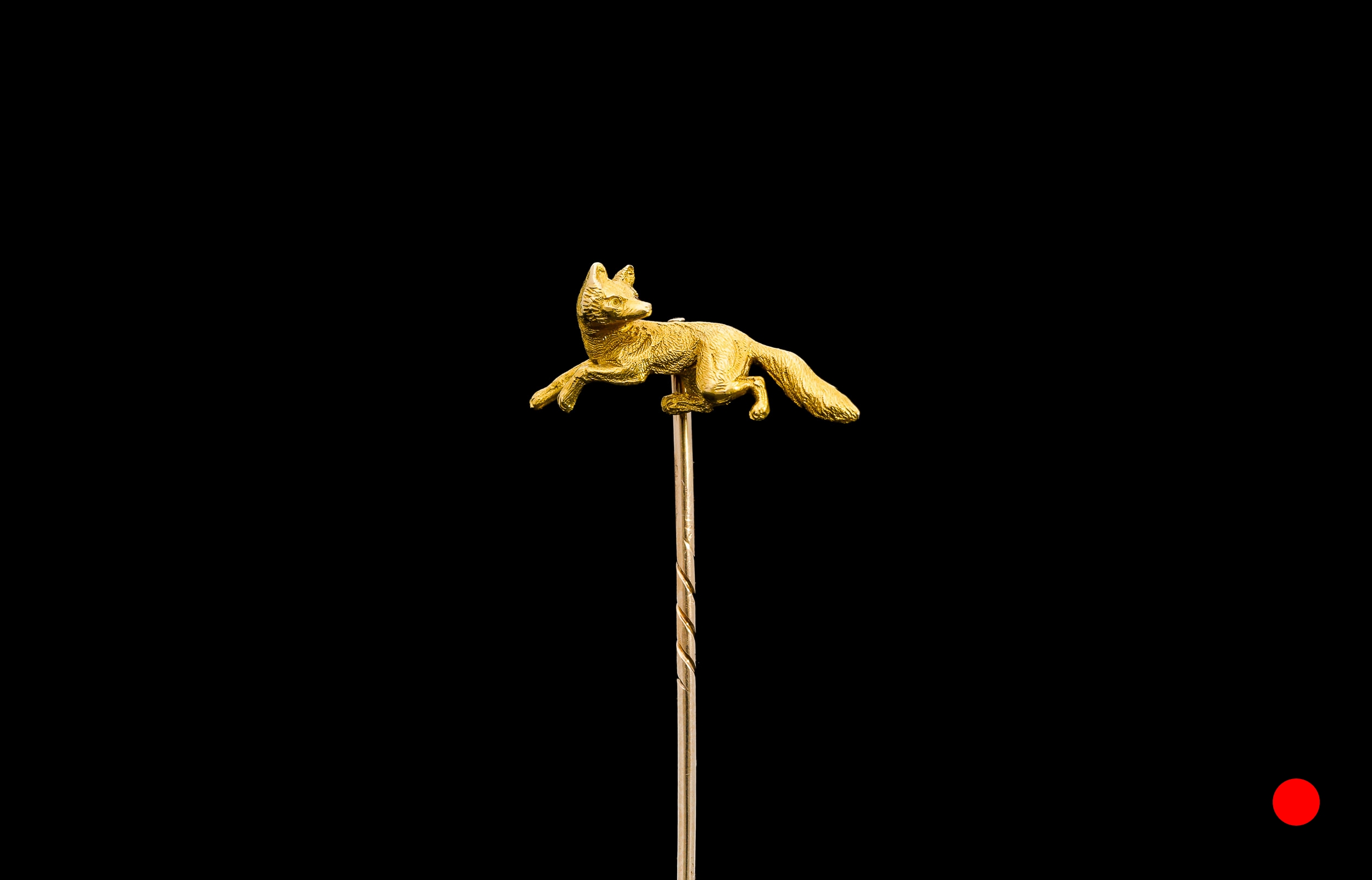 A Victorian crafted fox stick pin | £850