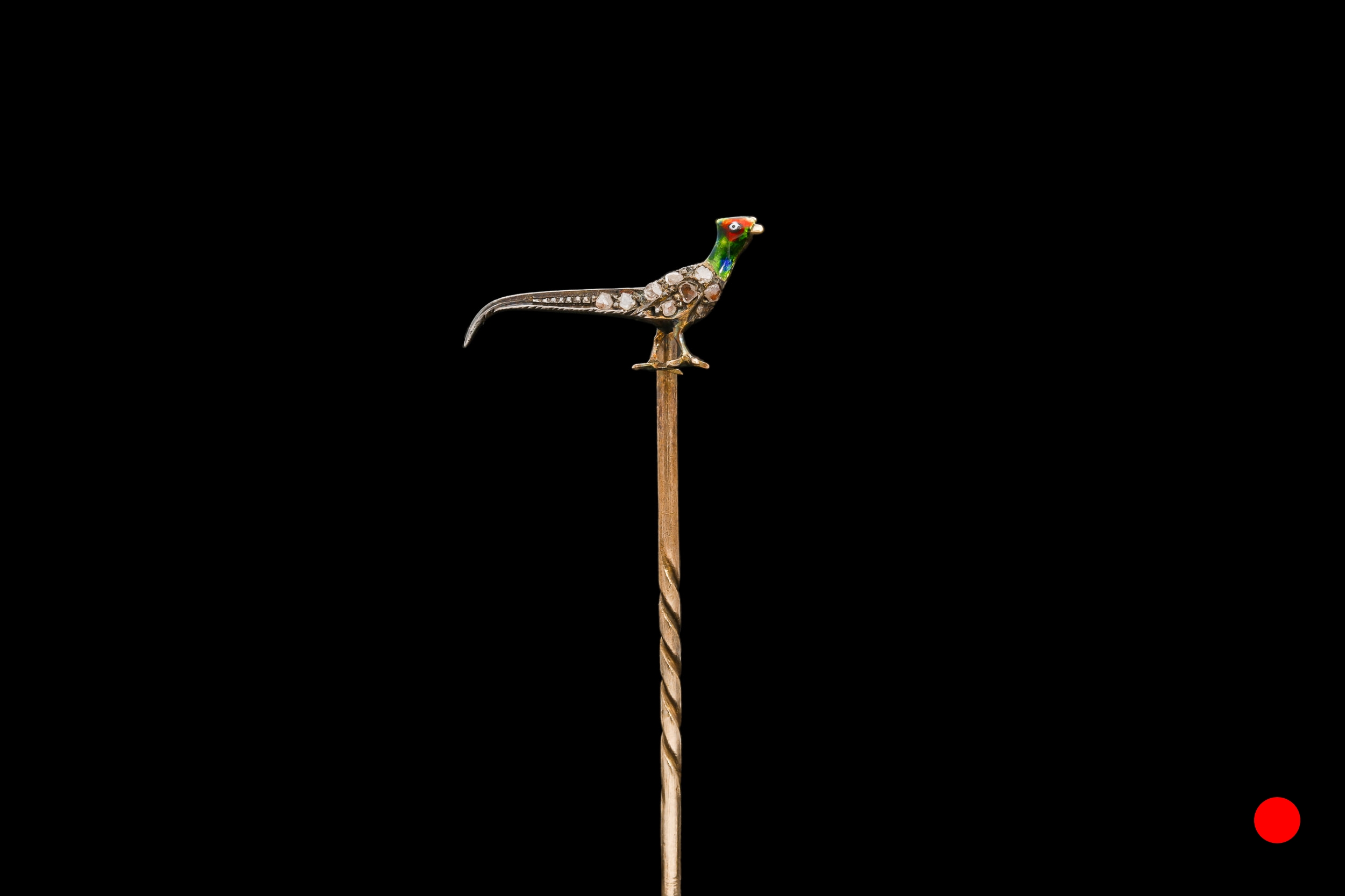 A Victorian pheasant stick pin set | £580