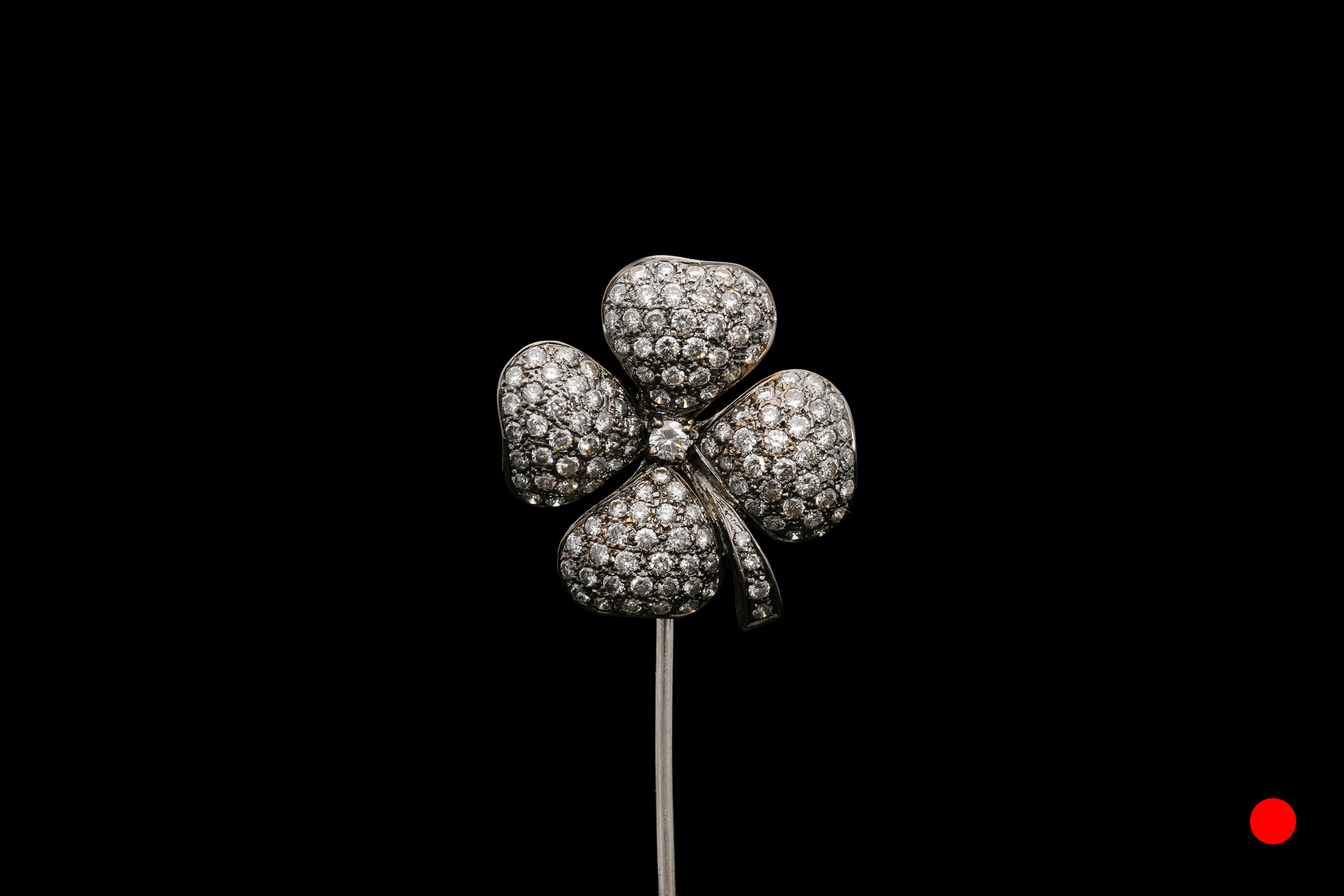 A 1950's four leaf clover stick pin | £3250